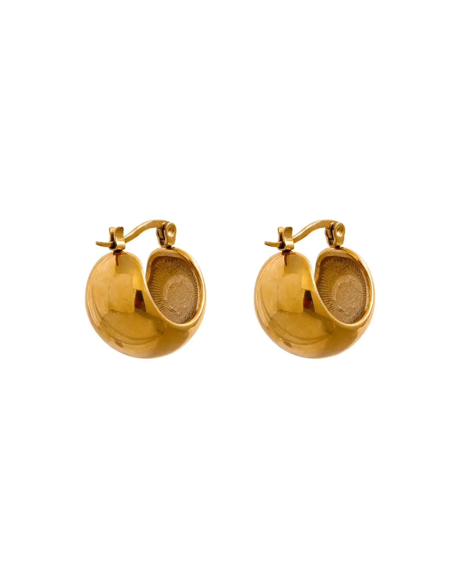 Ada Mini Hoop Earrings | Gold - Image 2