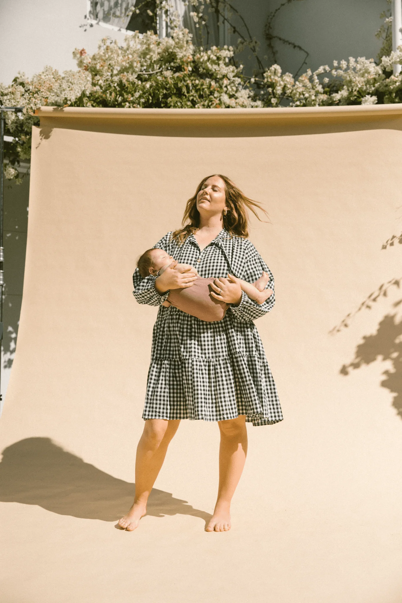FINAL SALE | Avalon Smock Dress | Black Gingham - Image 6