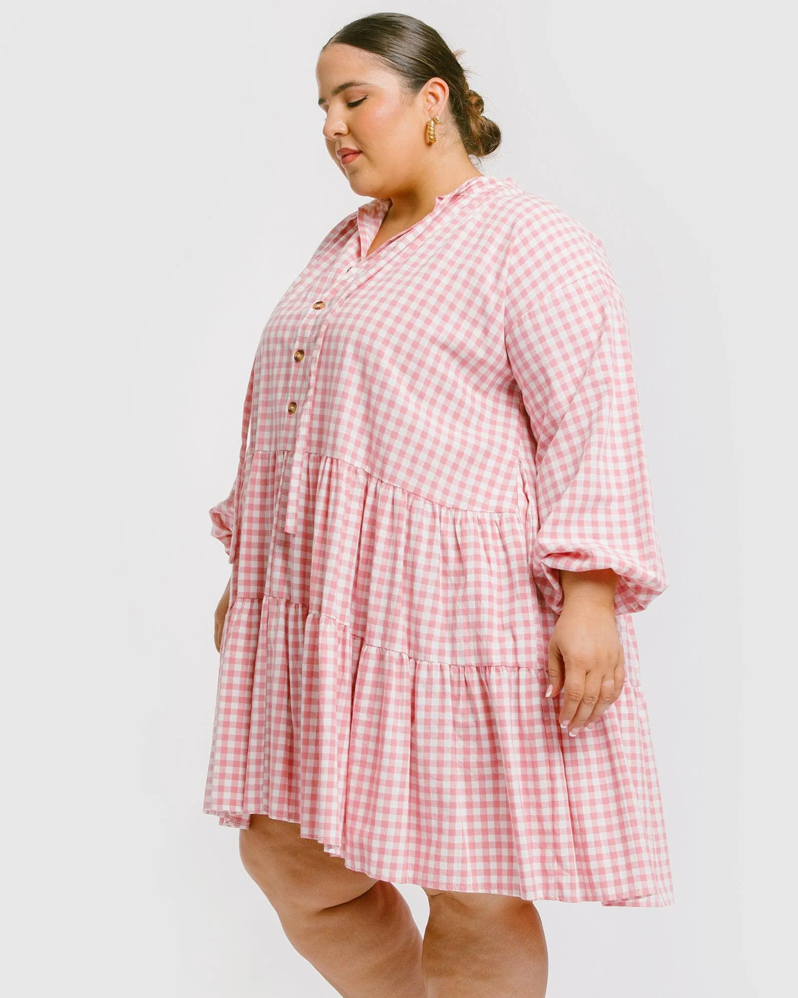 FINAL SALE | Avalon Smock Dress | Candy Gingham - Image 13