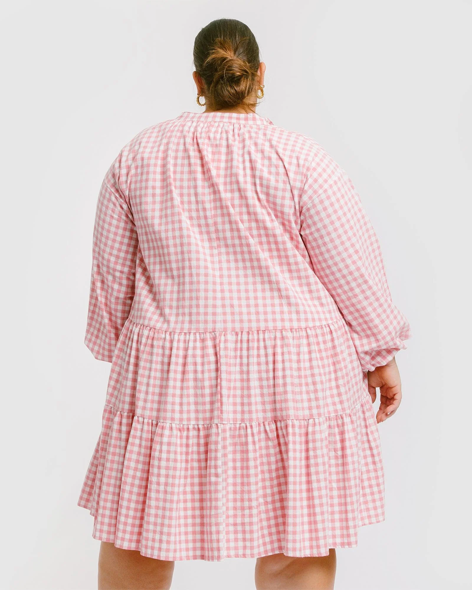 FINAL SALE | Avalon Smock Dress | Candy Gingham - Image 14