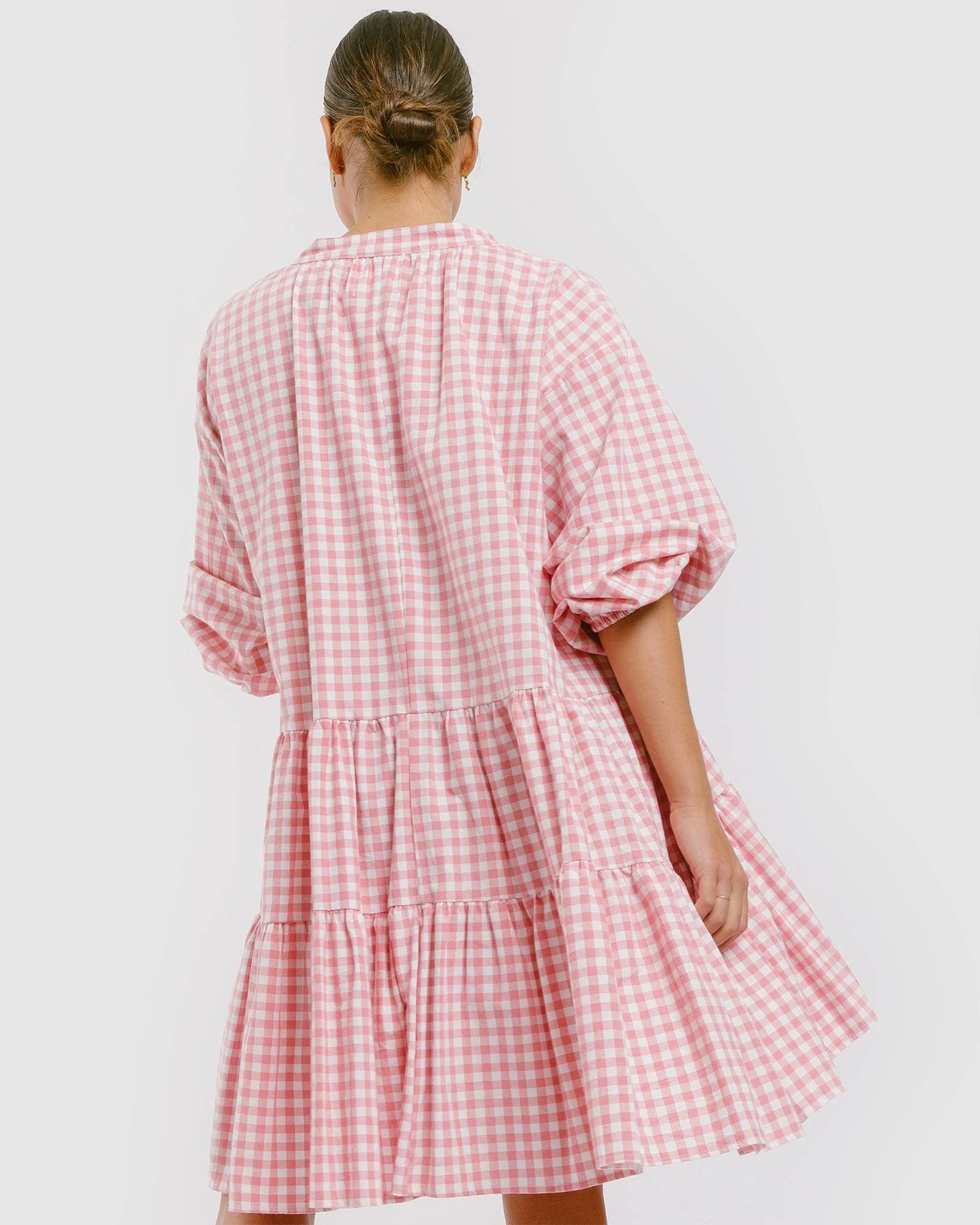 FINAL SALE | Avalon Smock Dress | Candy Gingham - Image 17