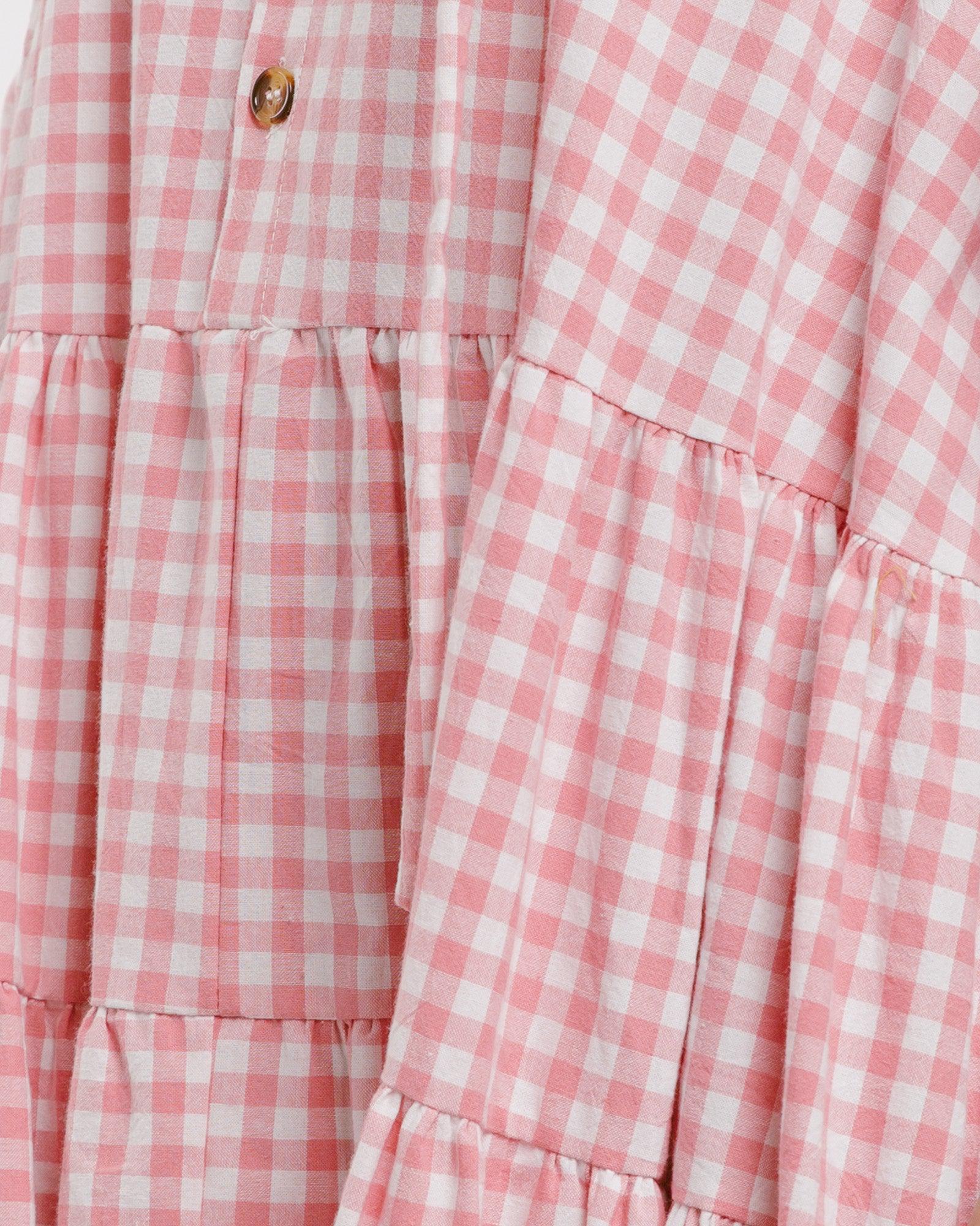 FINAL SALE | Avalon Smock Dress | Candy Gingham - Image 18