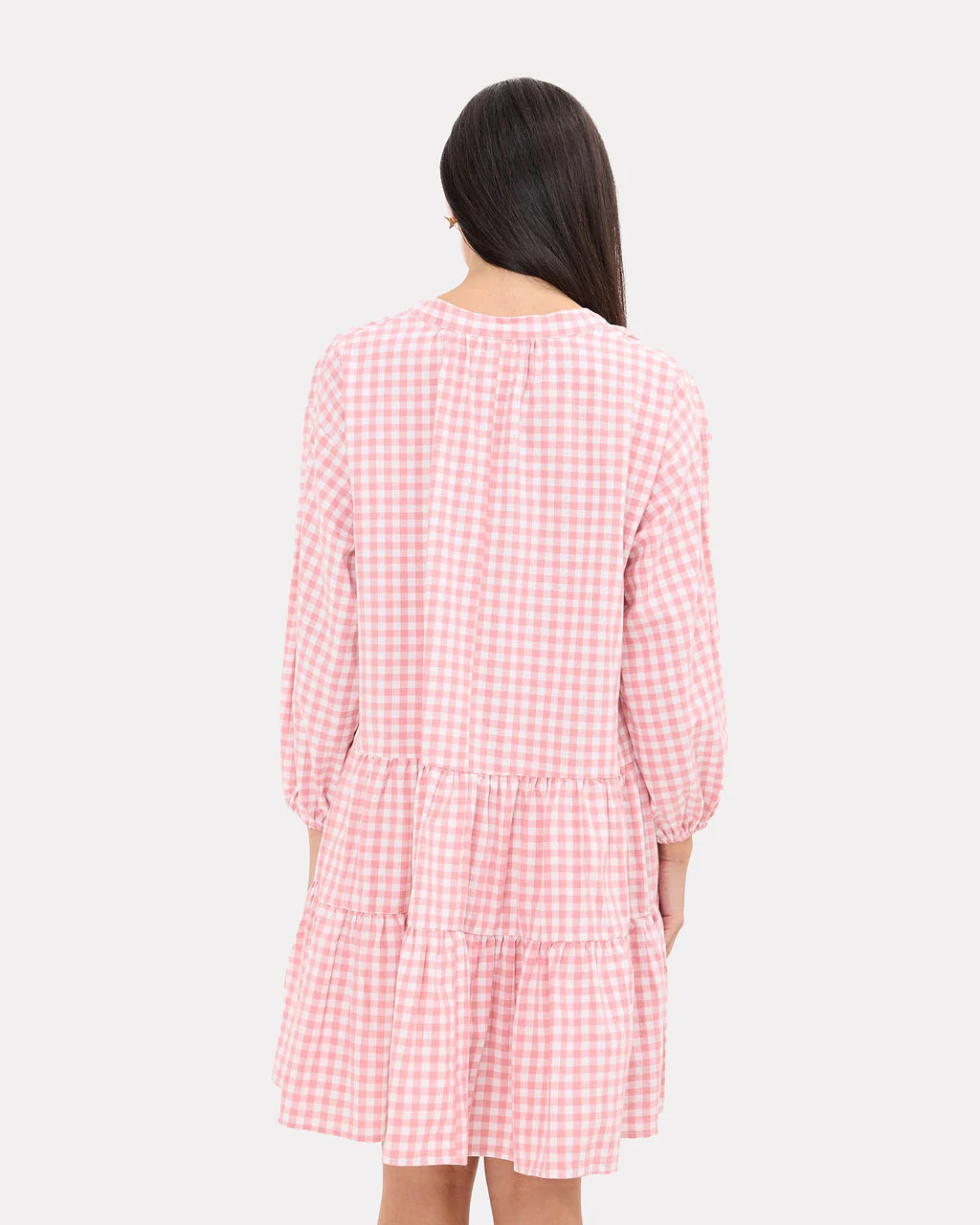 FINAL SALE | Avalon Smock Dress | Candy Gingham - Image 4