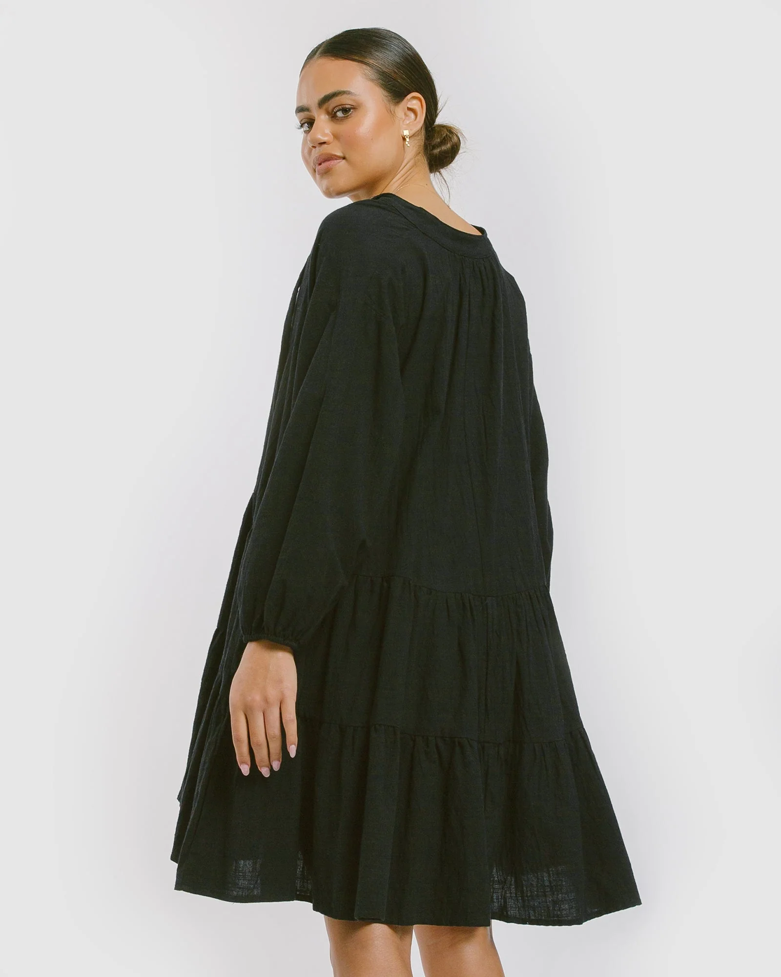 Avalon Smock Dress | Jett - Image 12