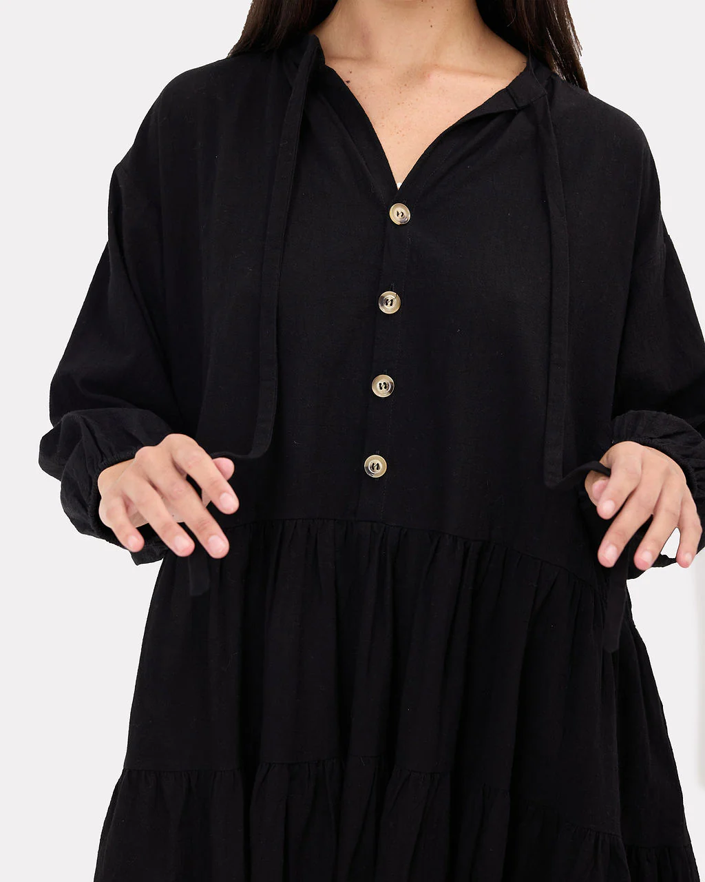 Avalon Smock Dress | Jett - Image 3