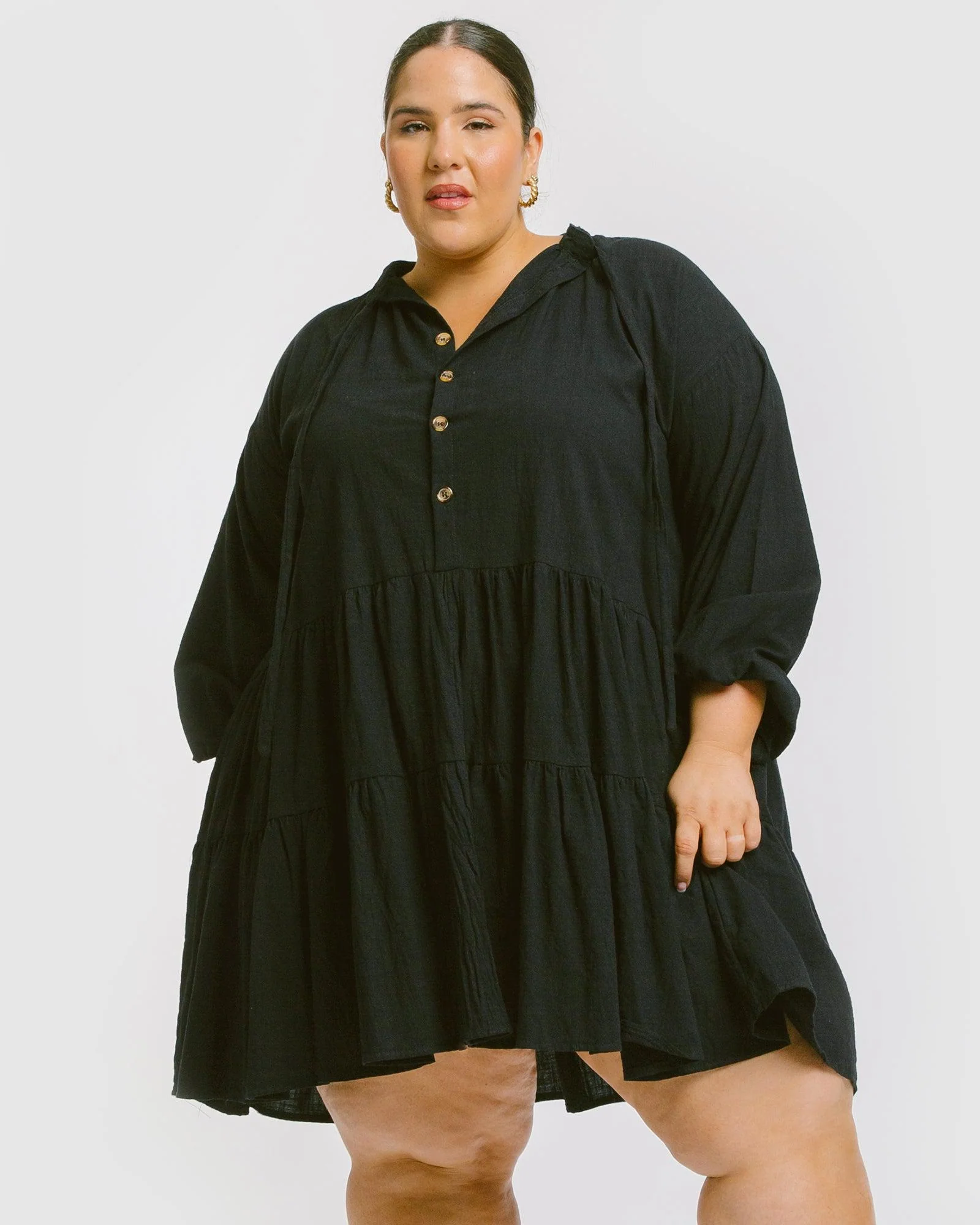 Avalon Smock Dress | Jett - Image 7