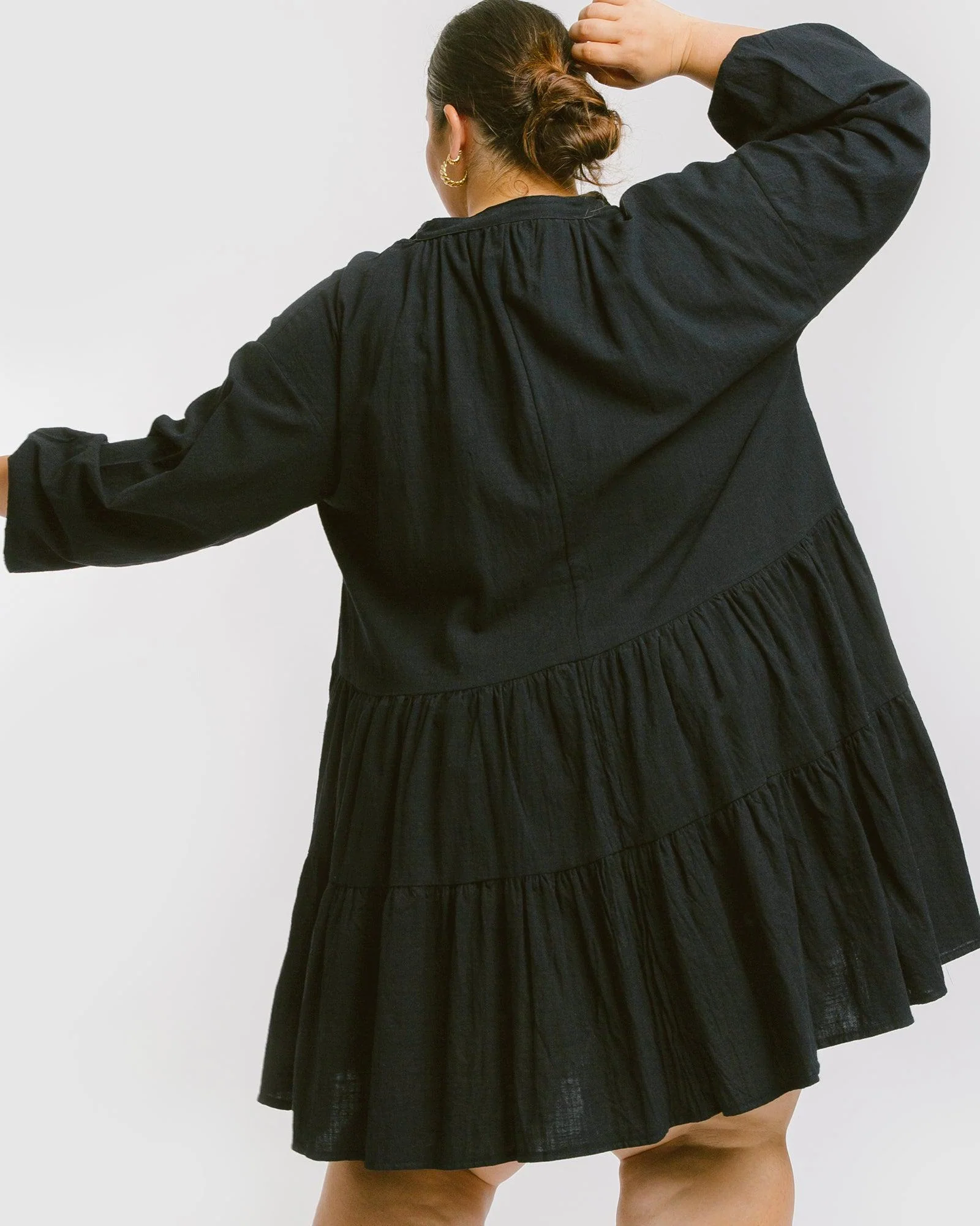 Avalon Smock Dress | Jett - Image 9