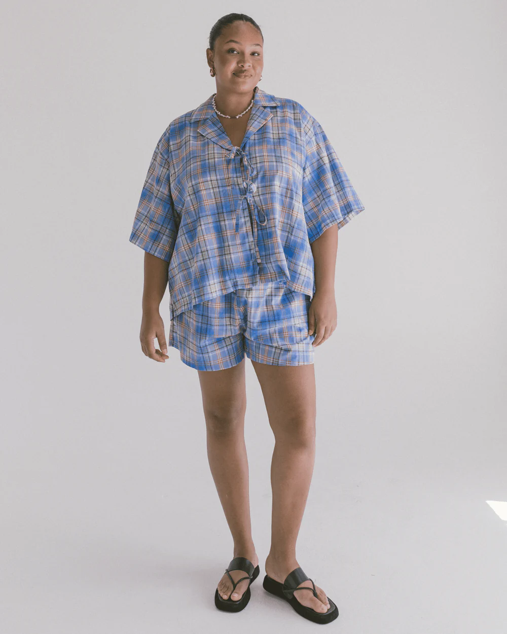 FINAL SALE | Billie Shirt | Blue Ridge Gingham - Image 3