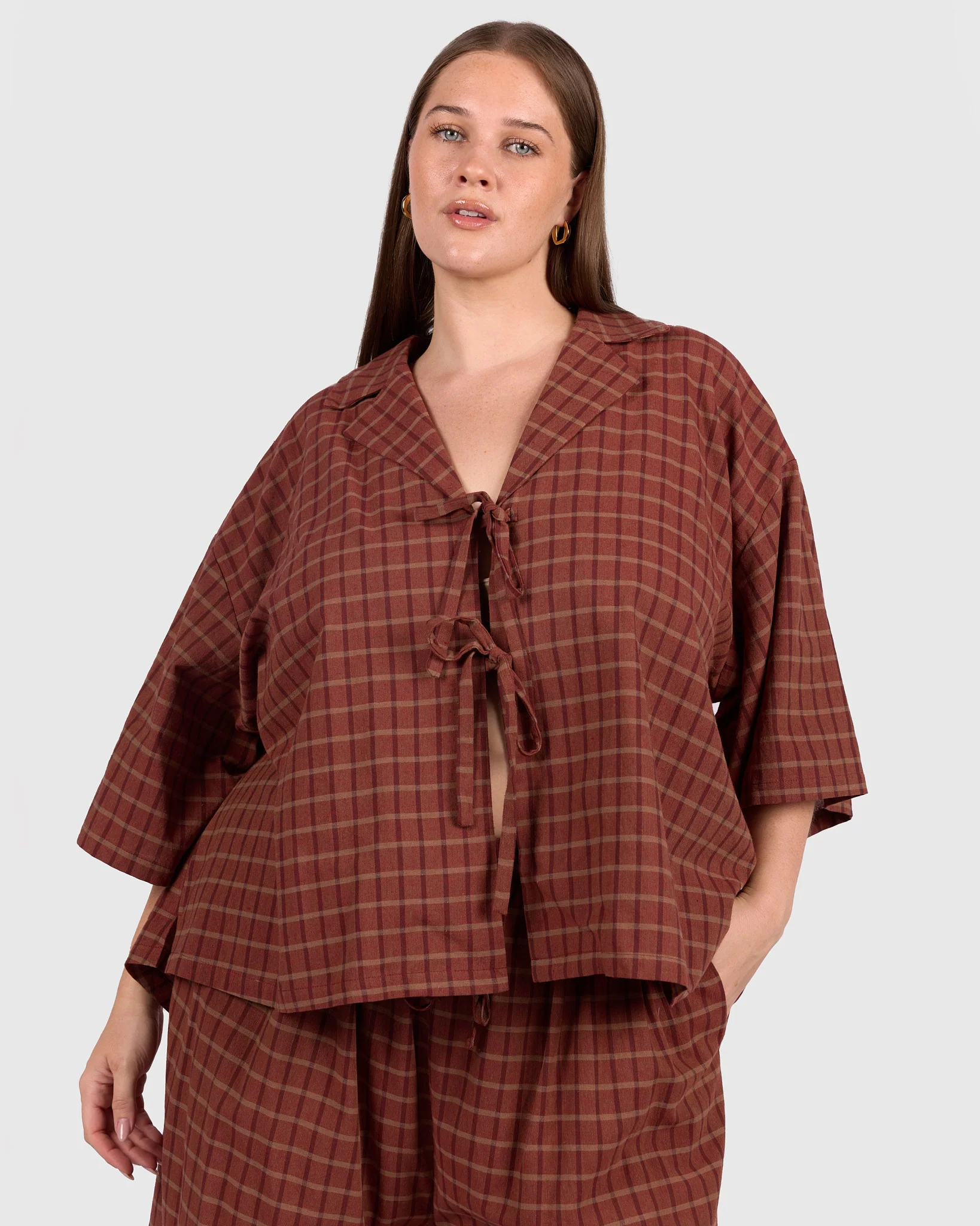 Billie Shirt | Maple Gingham - Image 4