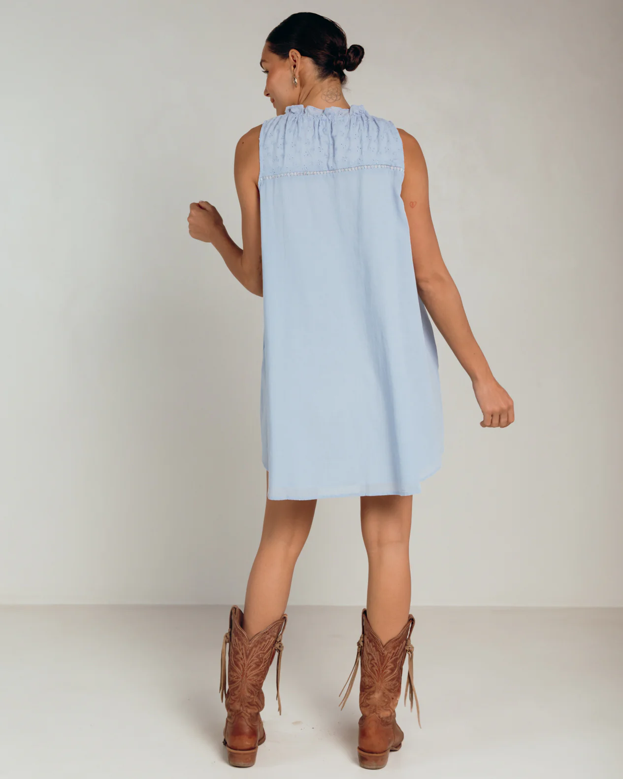 Bonnie Mini Dress | Blue - Image 6