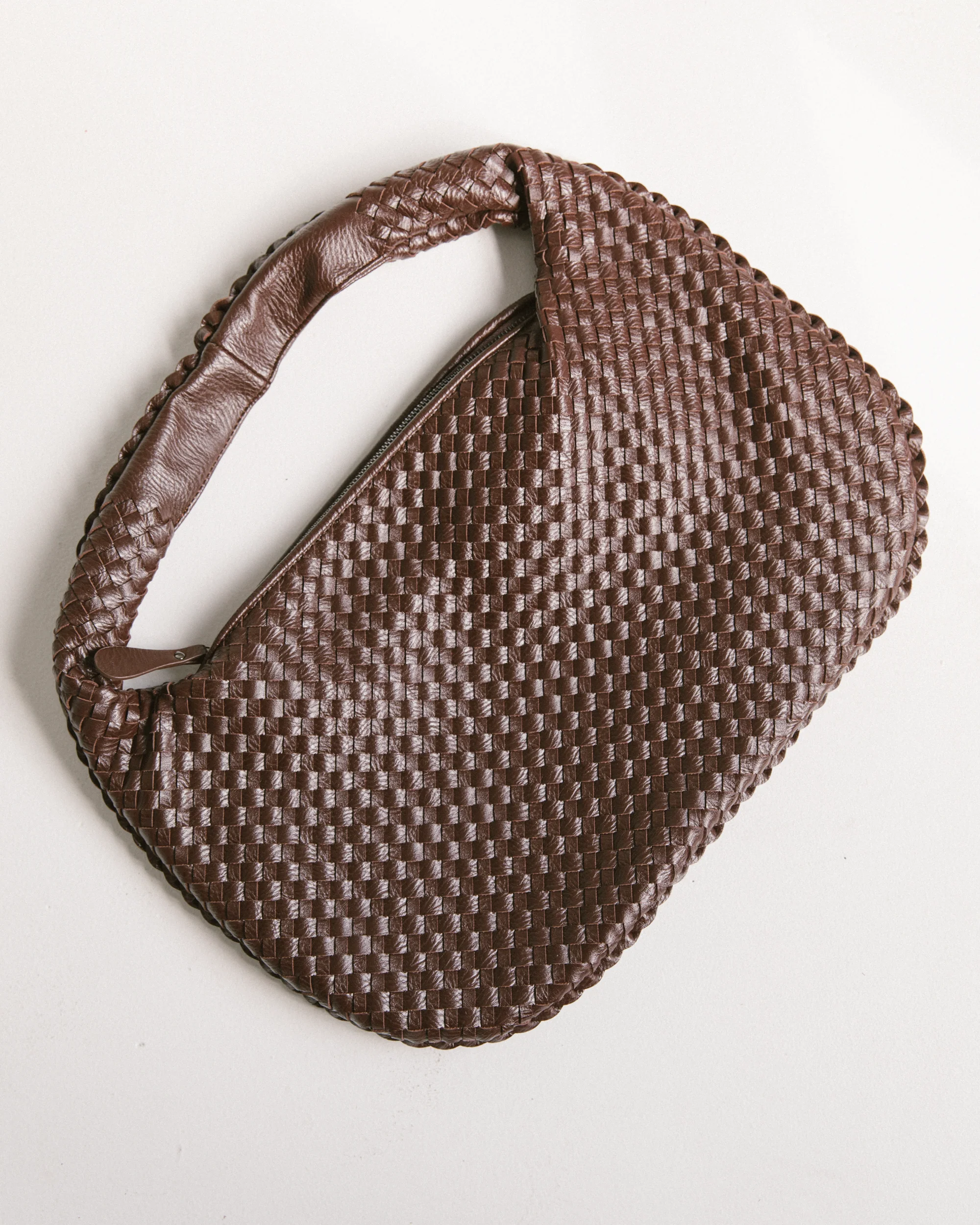 Bordeaux Braided Shoulder Bag | Coffee - Image 5