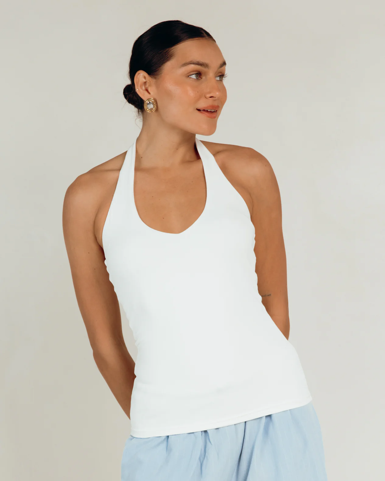 Butter Halter | White