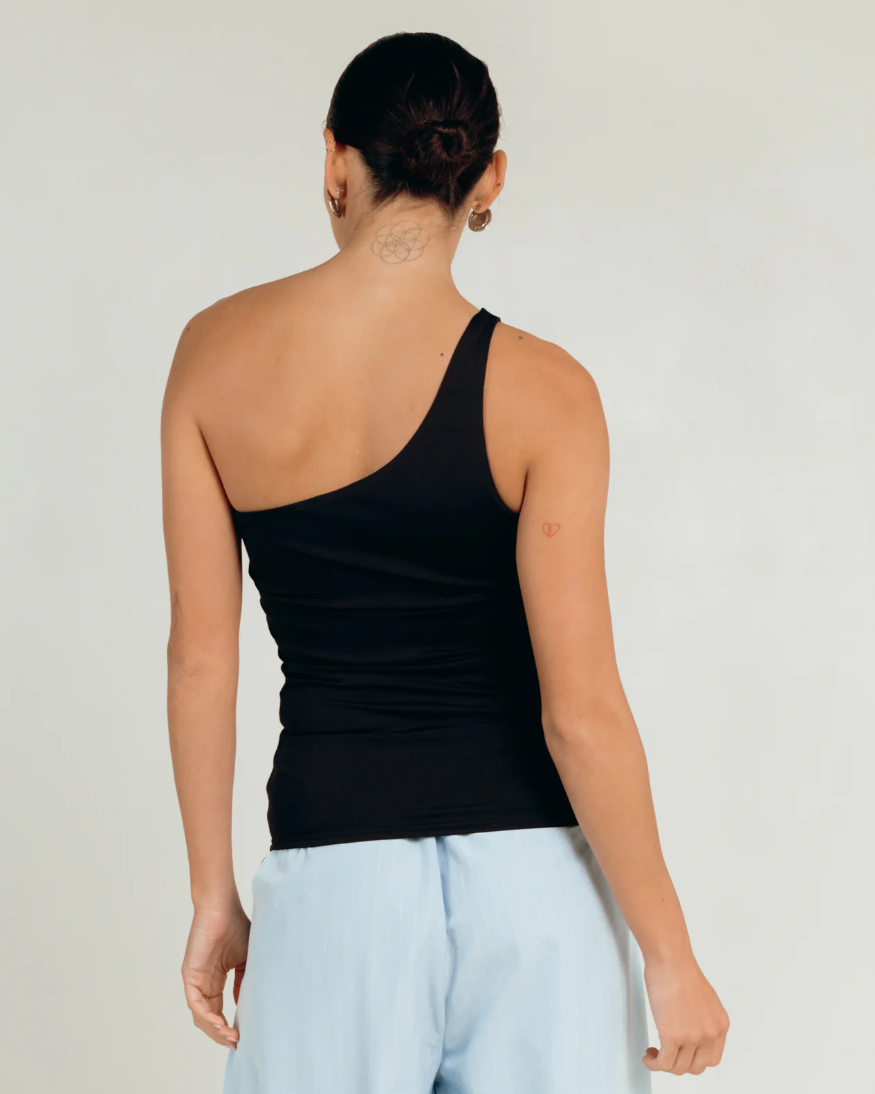 Butter One Shoulder Top | Black - Image 3