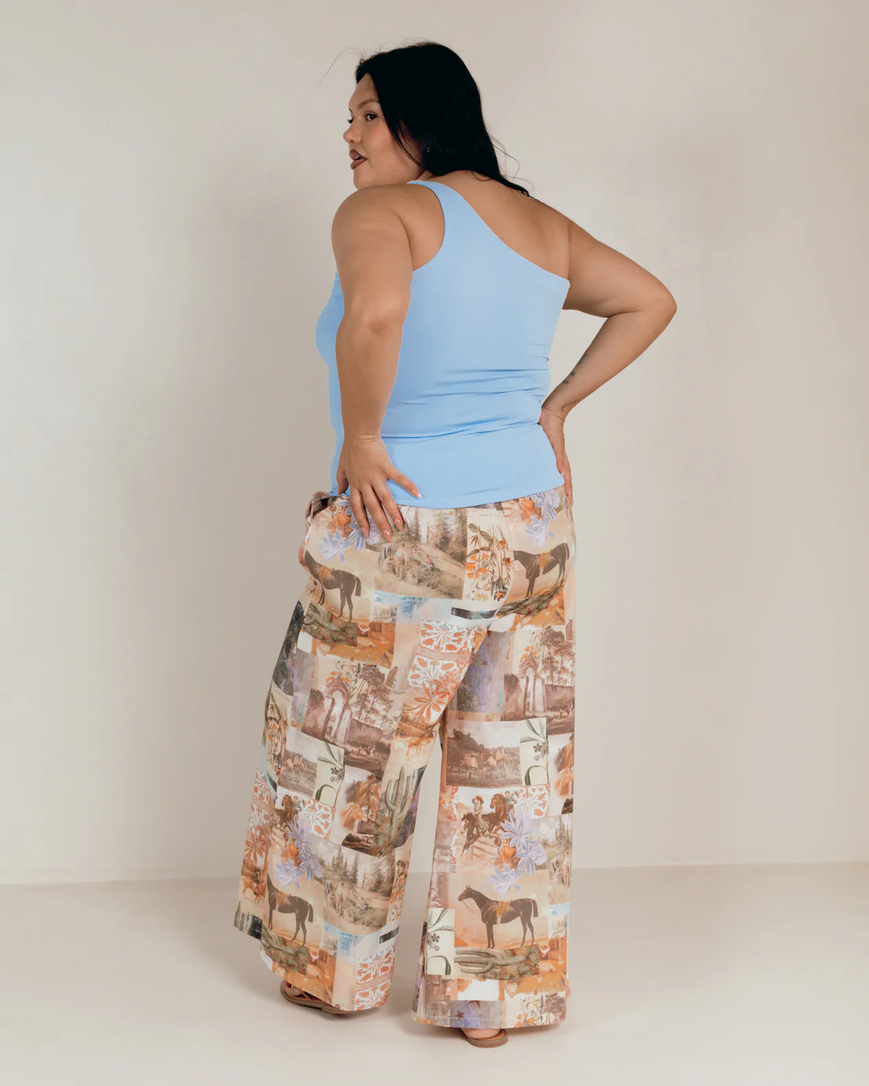 Butter One Shoulder Top | Powder Blue - Image 7