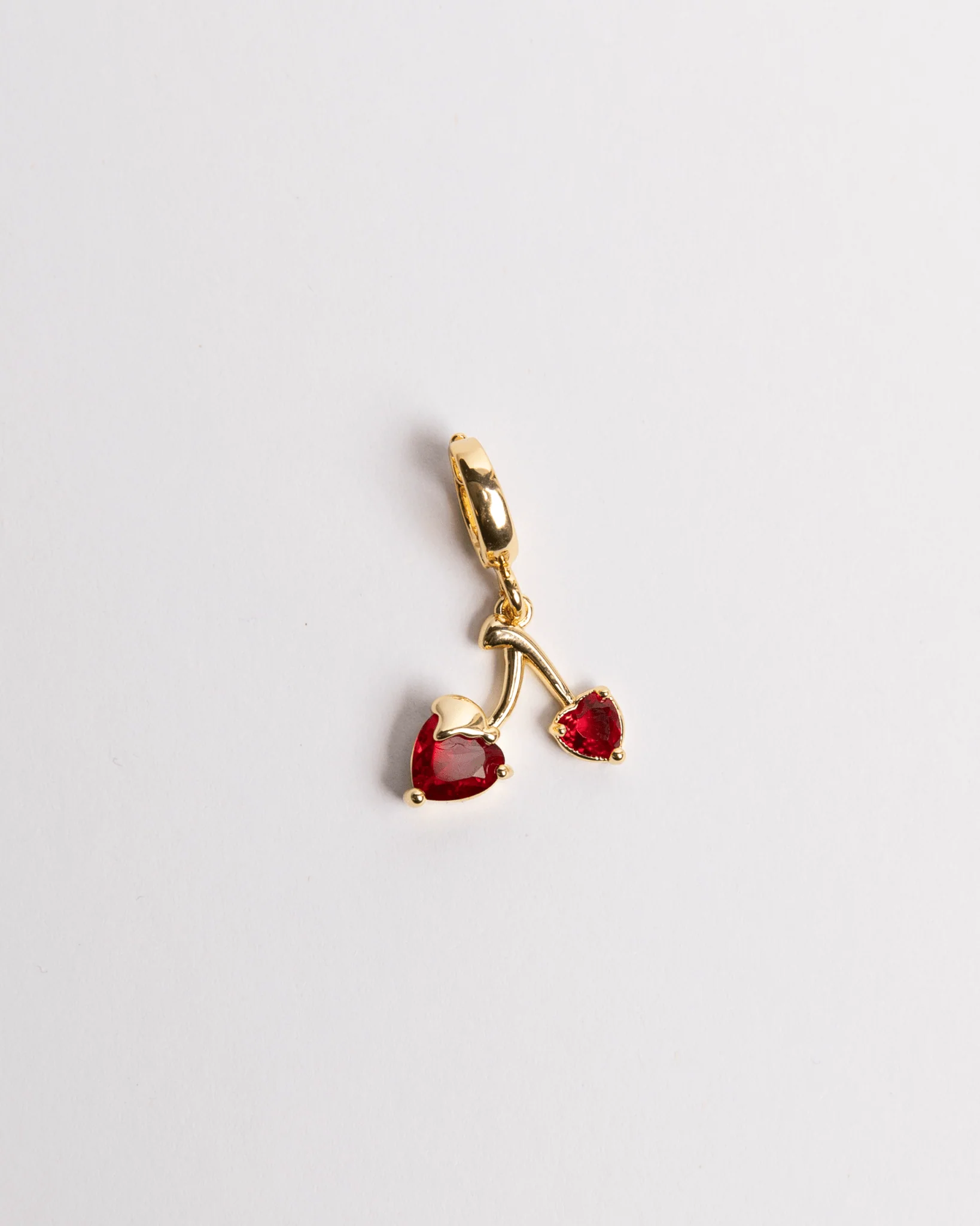 Cherry Heart Charm