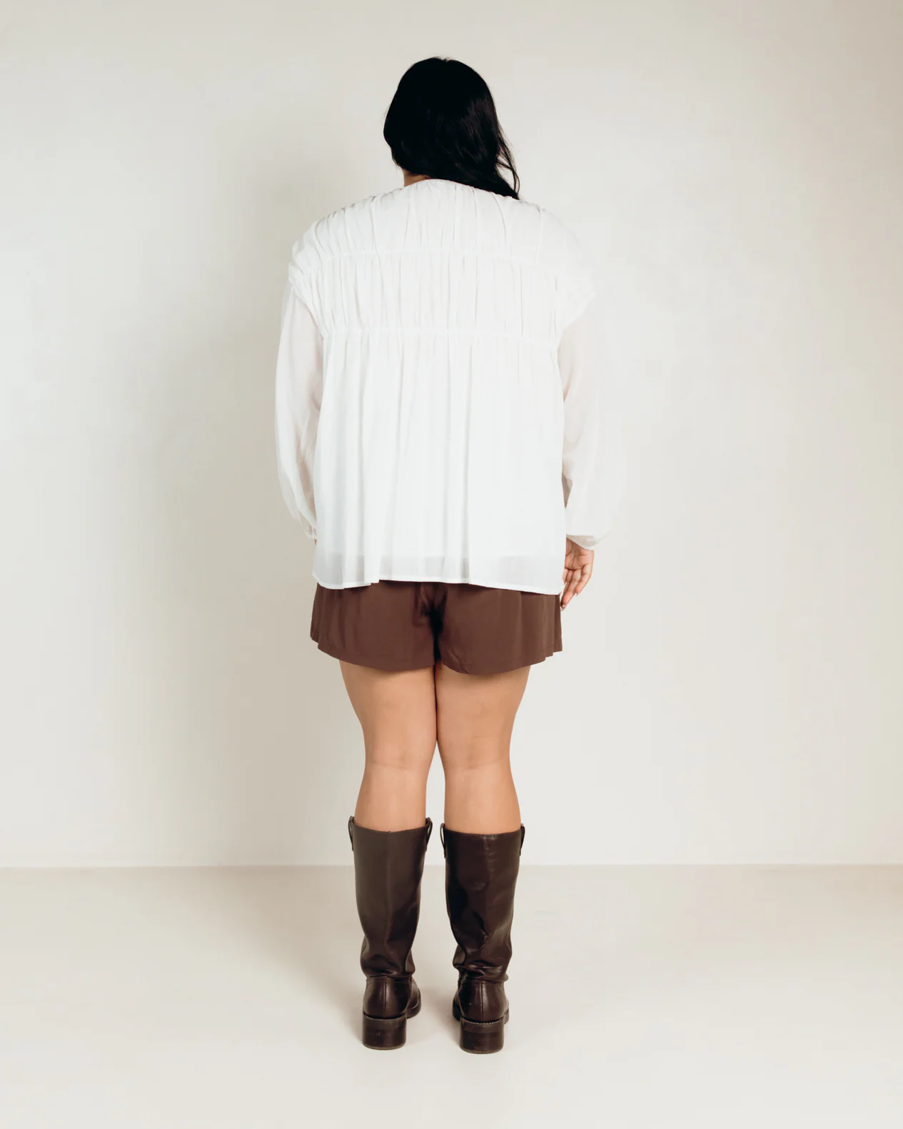 Daisy Smock Top | White - Image 3