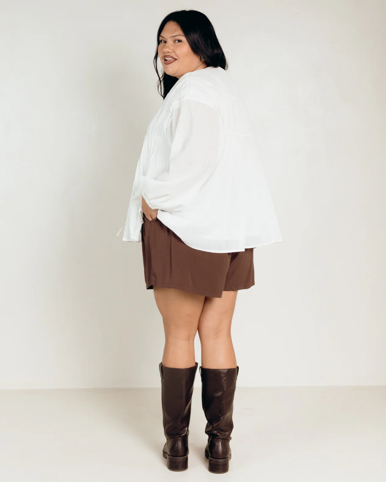 Daisy Smock Top | White - Image 4