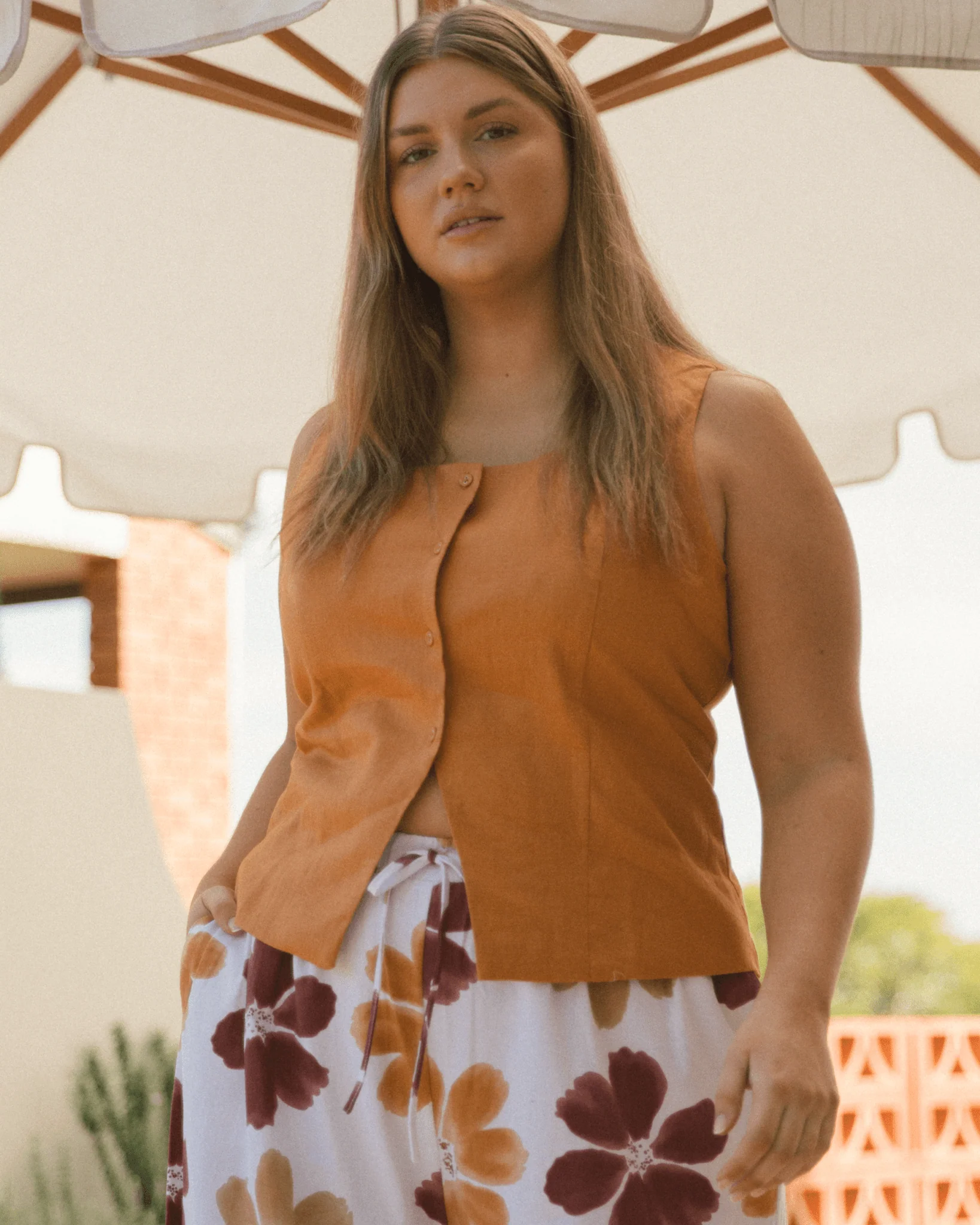 FINAL SALE | Ella Vest | Marigold