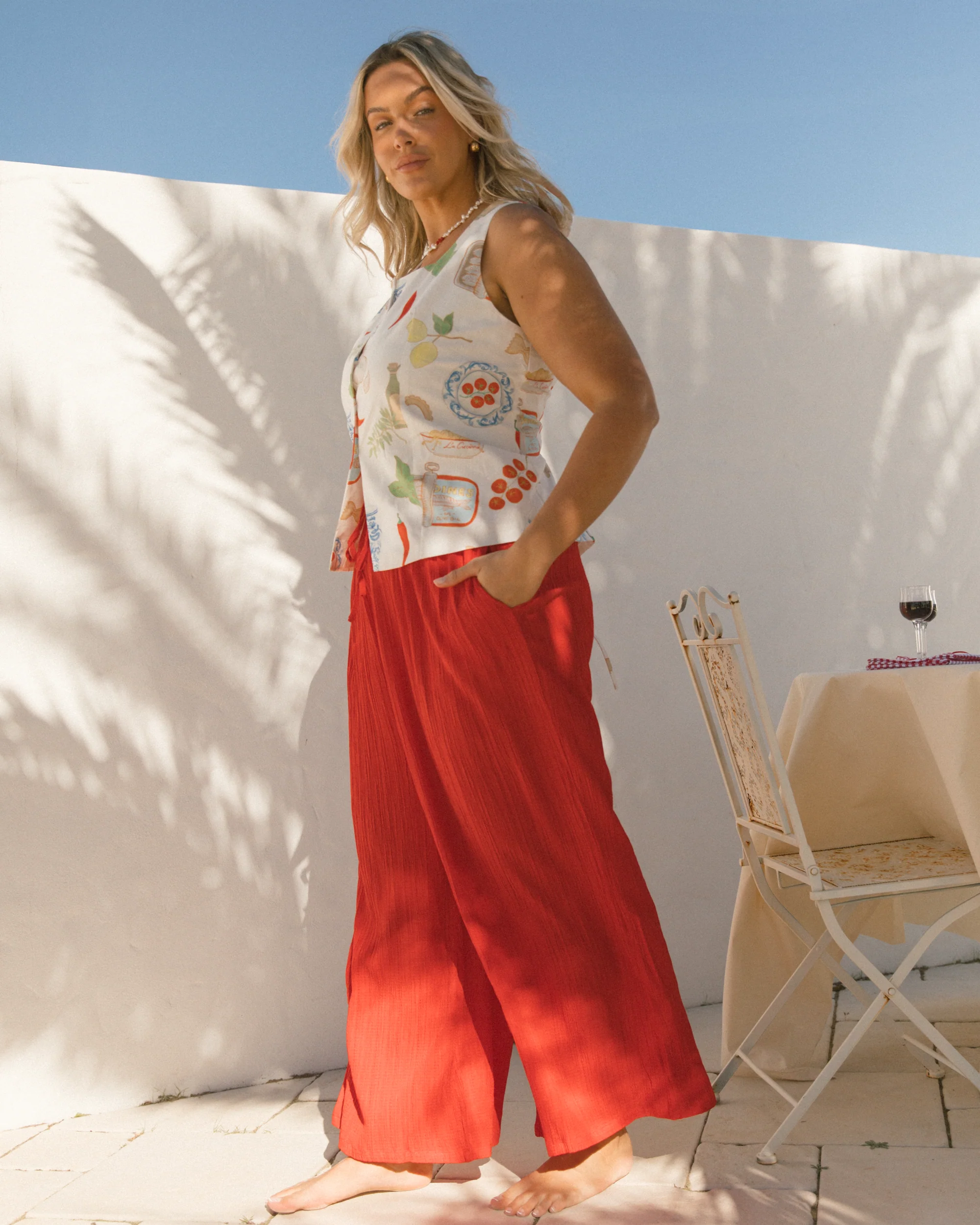 FINAL SALE | Ella Vest | Nonna's Kitchen - Image 5