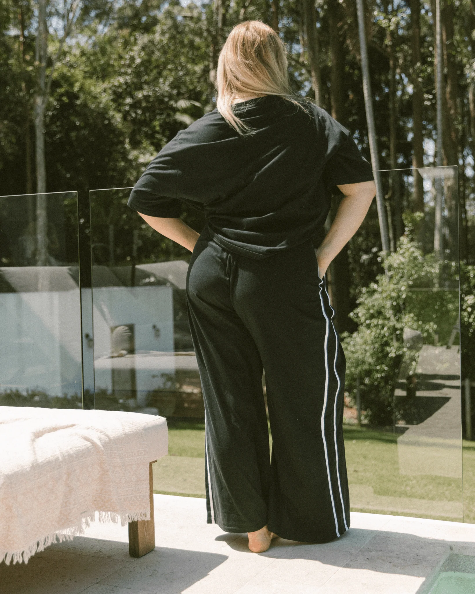 Essentials Pants | Black & White - Image 4