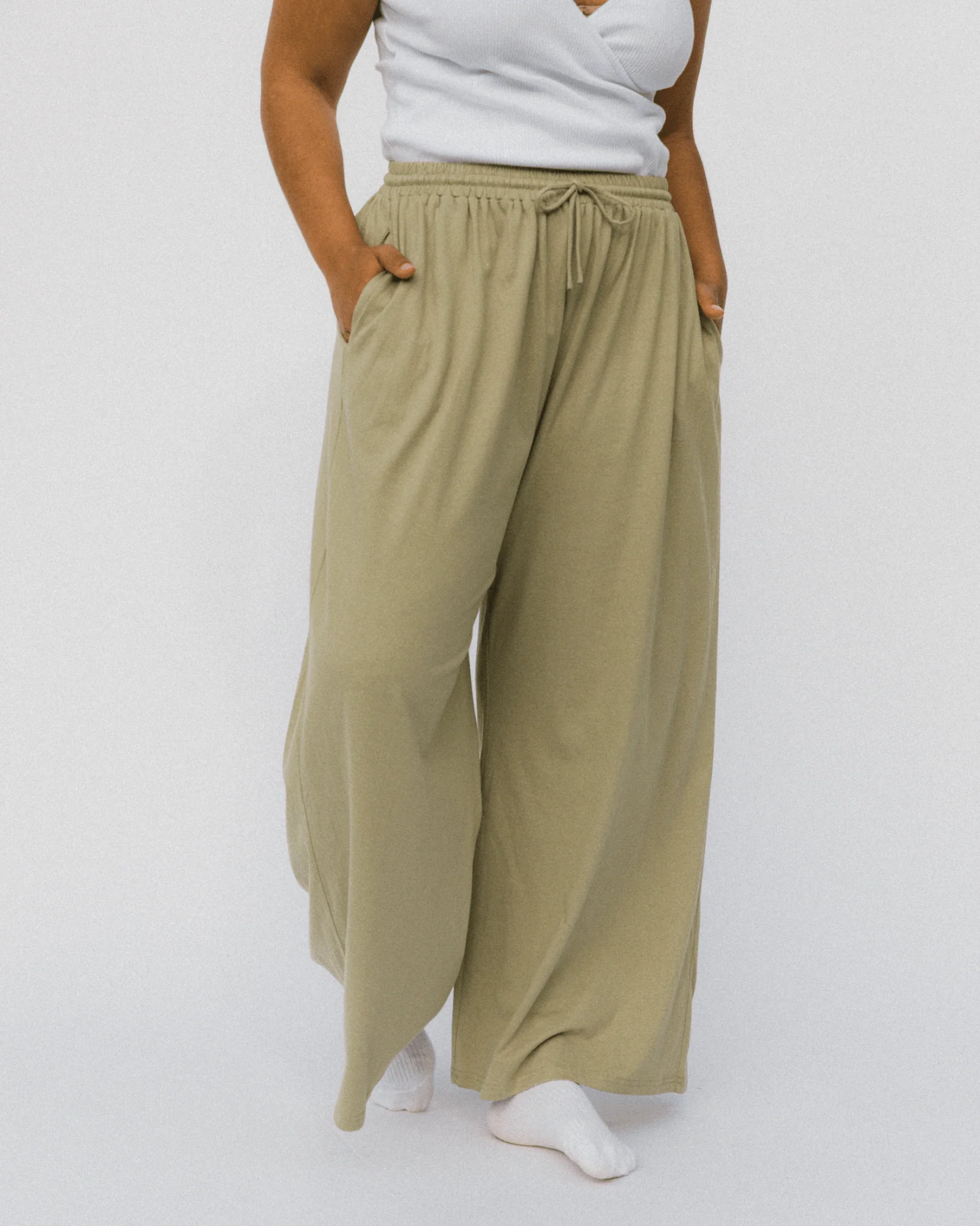 Essentials Pants | Khaki - Image 3