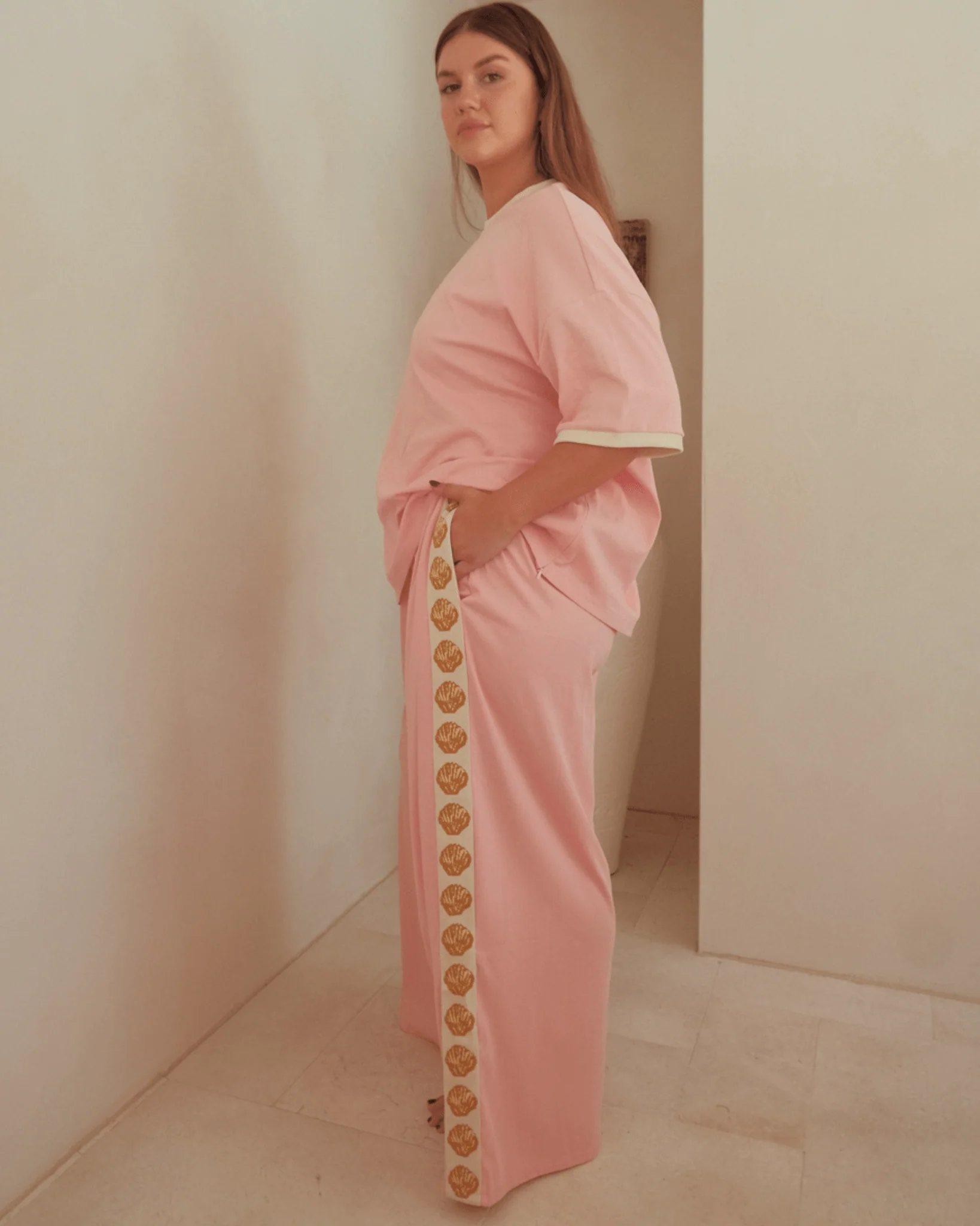 FINAL SALE | Essentials Pants | Pink Shells - Image 3