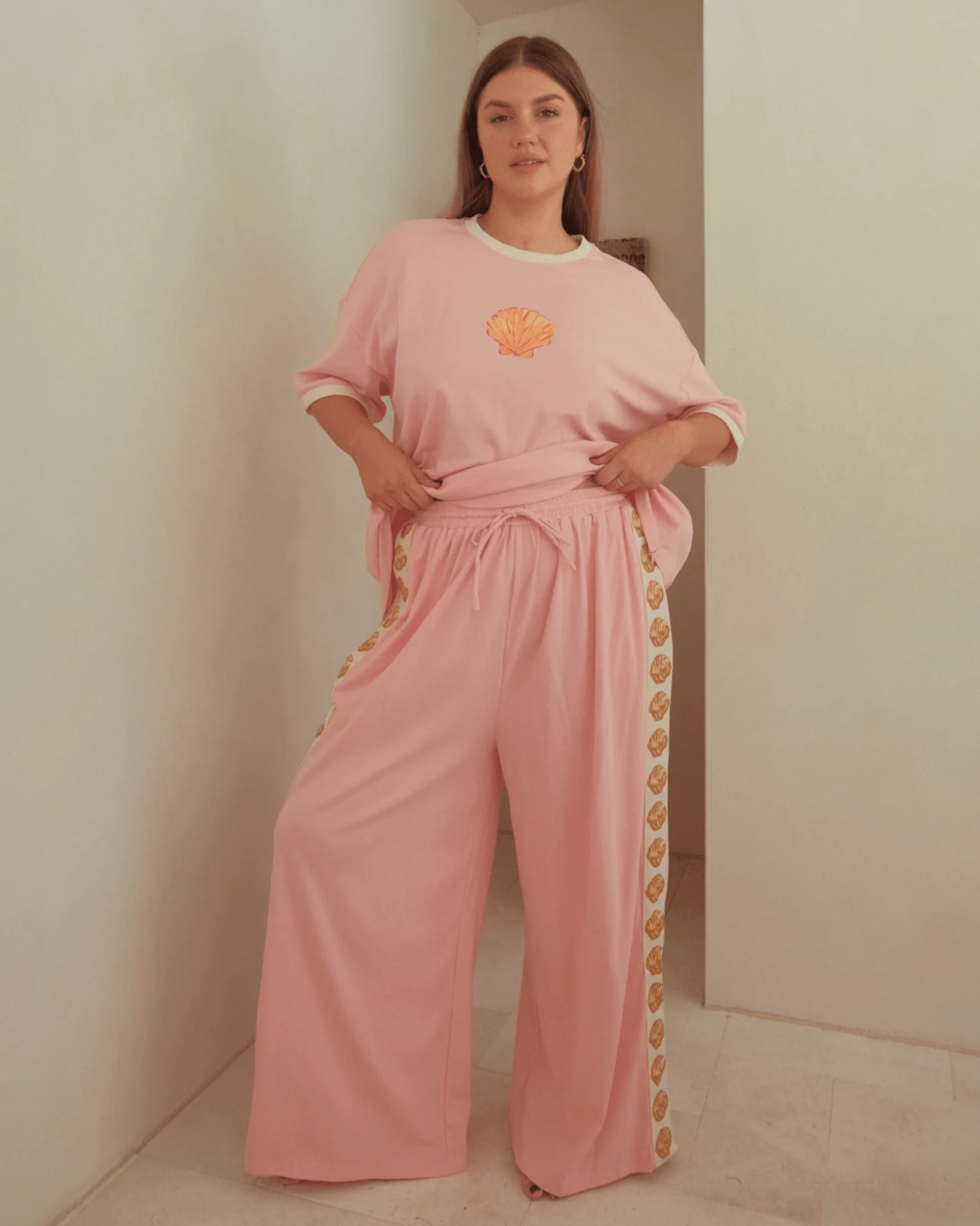 FINAL SALE | Essentials Pants | Pink Shells - Image 4
