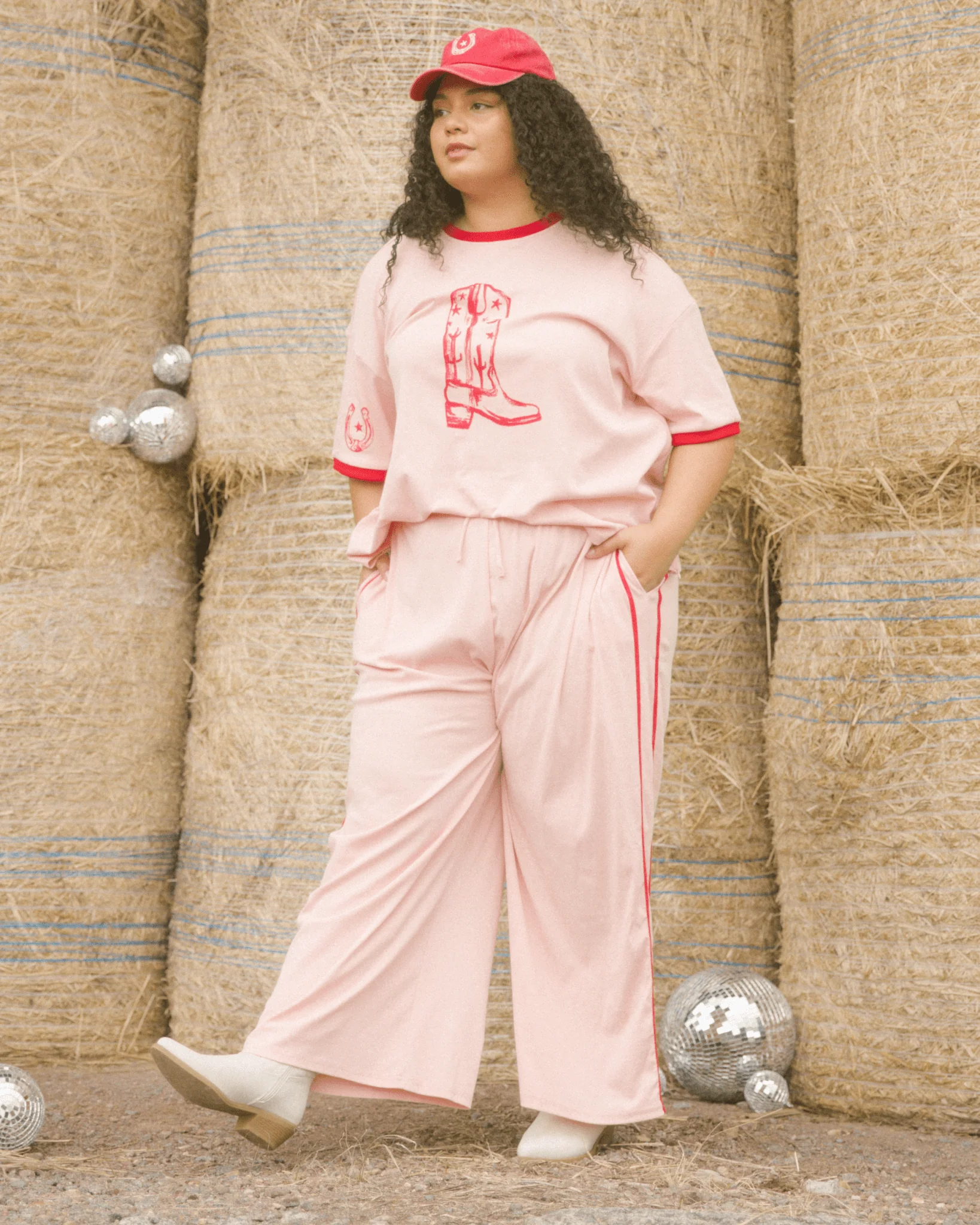 FINAL SALE | Essentials Pants | Pink Wildhearts - Image 5
