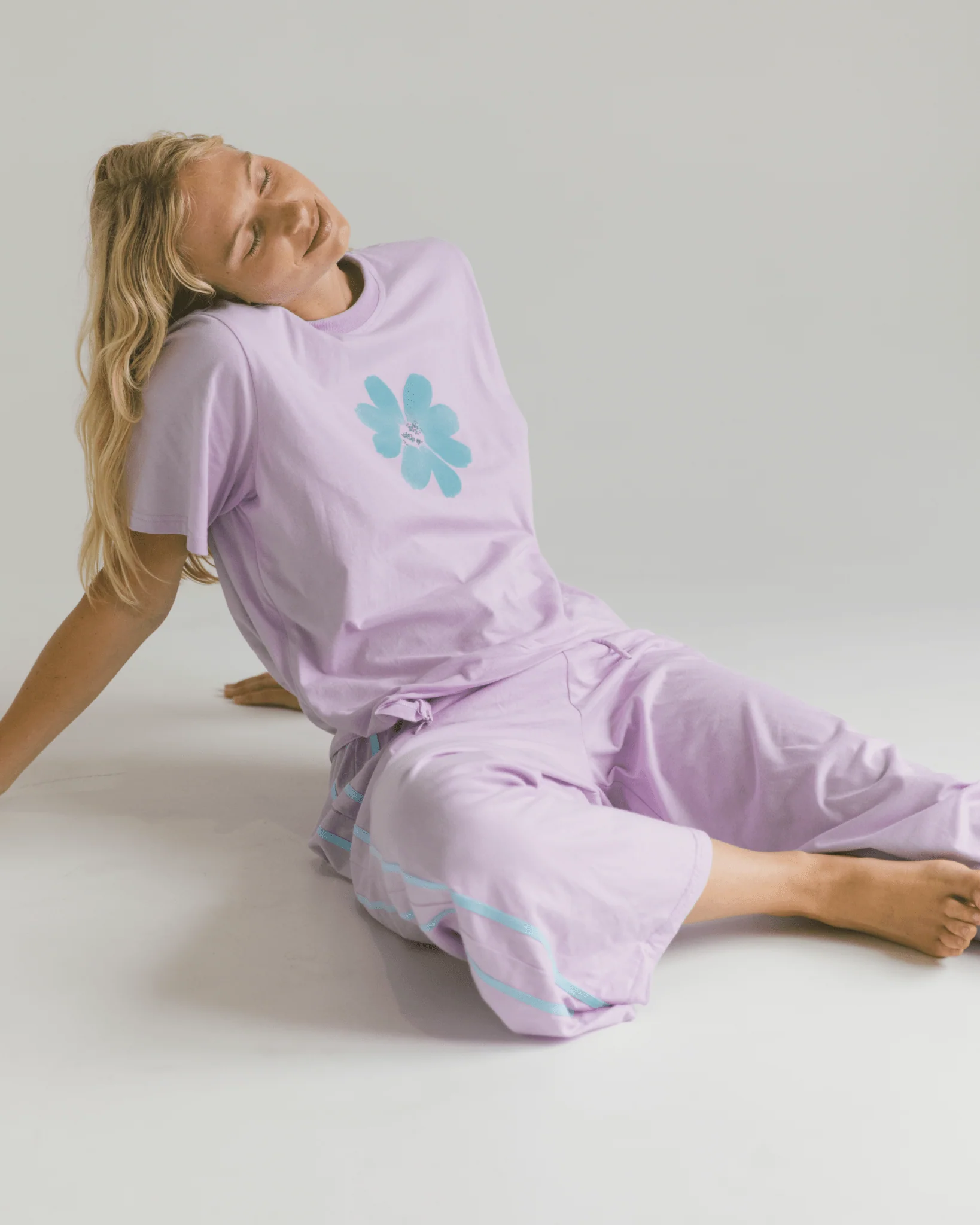 FINAL SALE | Essentials Pants | Purple & Blue - Image 8