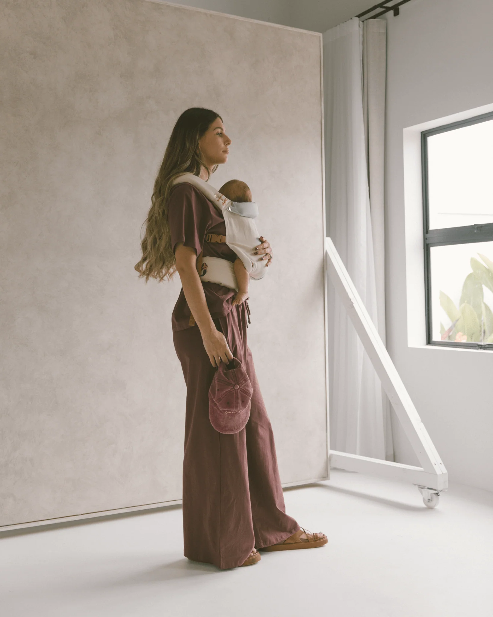 FINAL SALE | Essentials Pants | Wine - Image 2