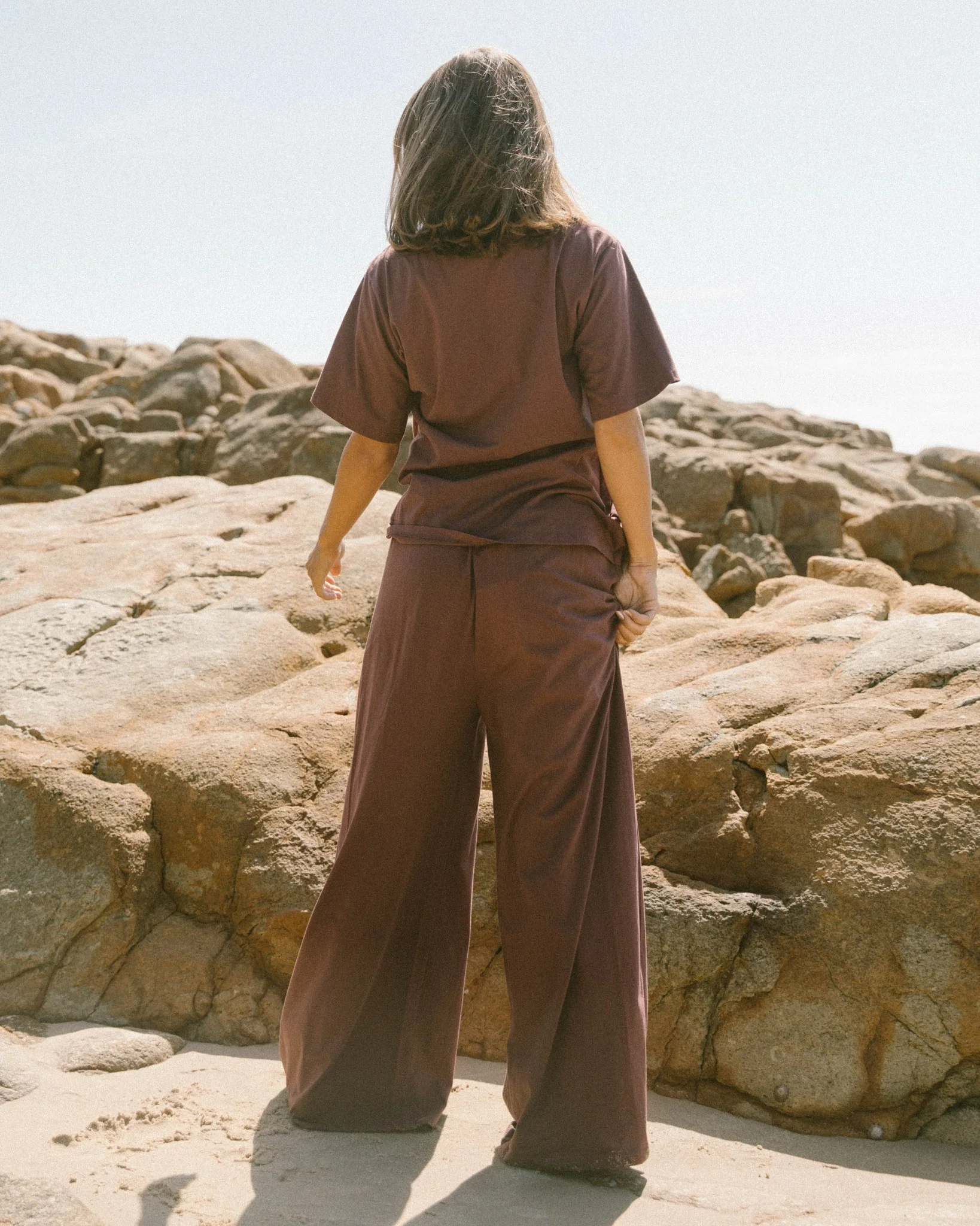 FINAL SALE | Essentials Pants | Wine - Image 3