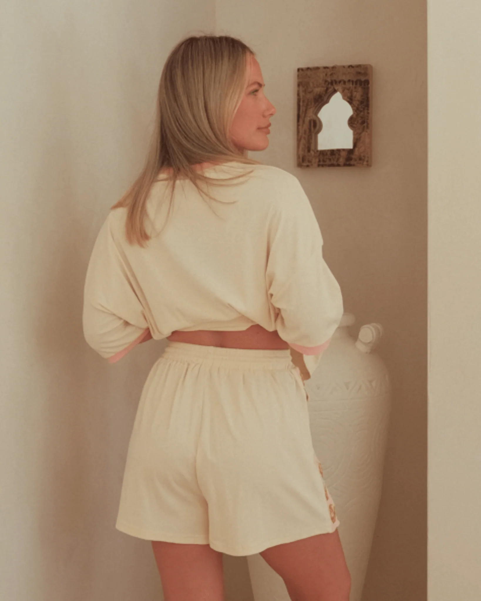 FINAL SALE | Essential Shorts | Beige Shells - Image 6