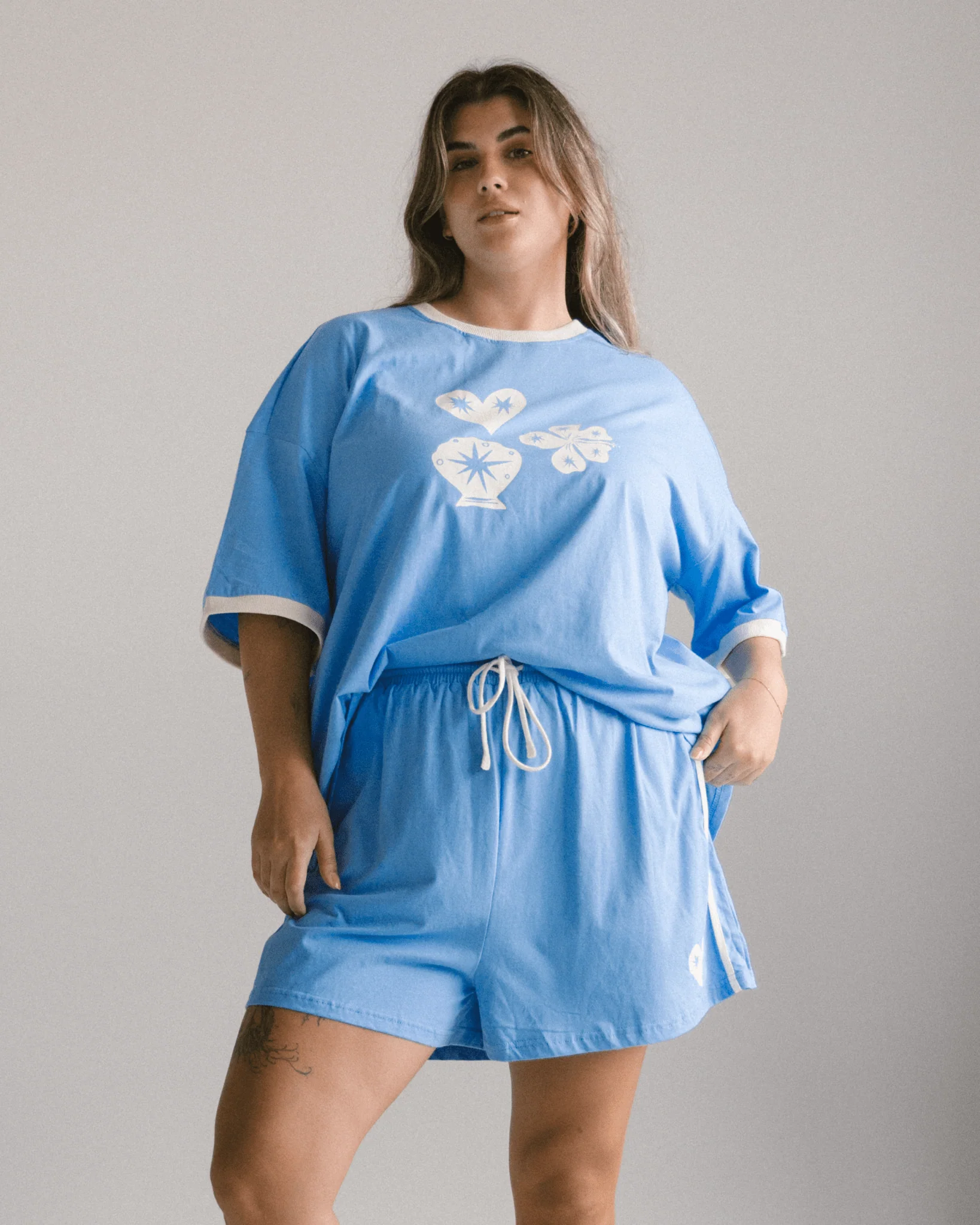 FINAL SALE | Essential Shorts | Blue Starstruck - Image 3