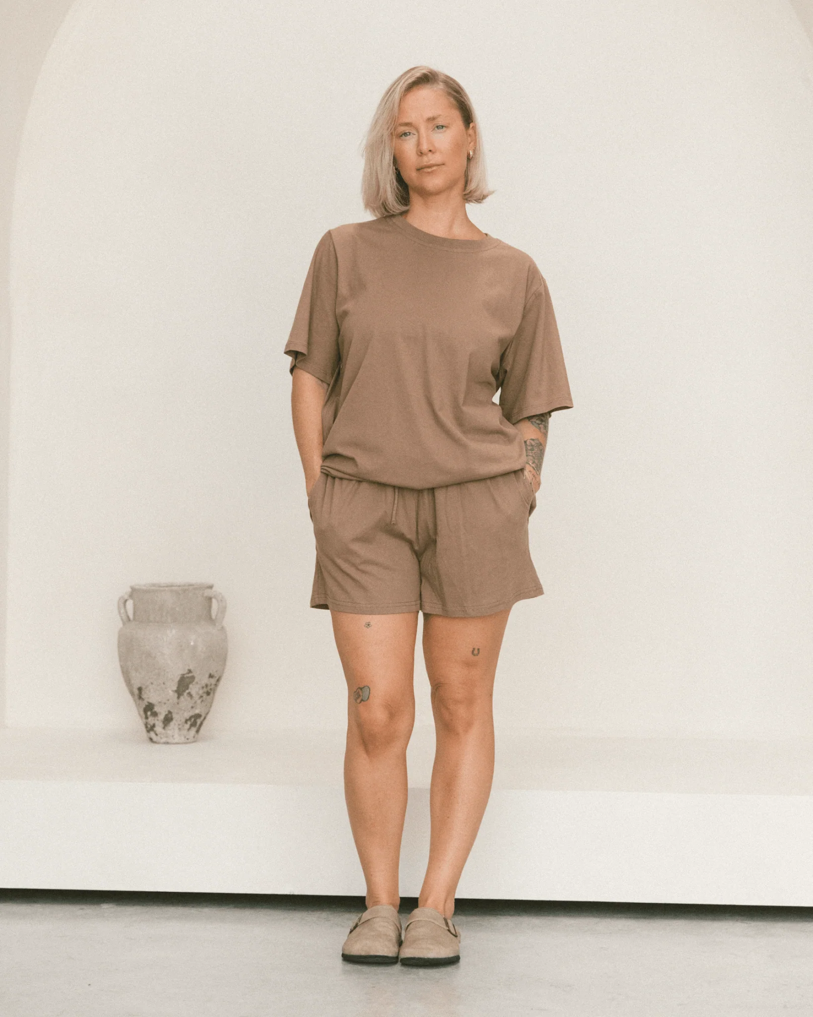 Essential Shorts | Brown - Image 4