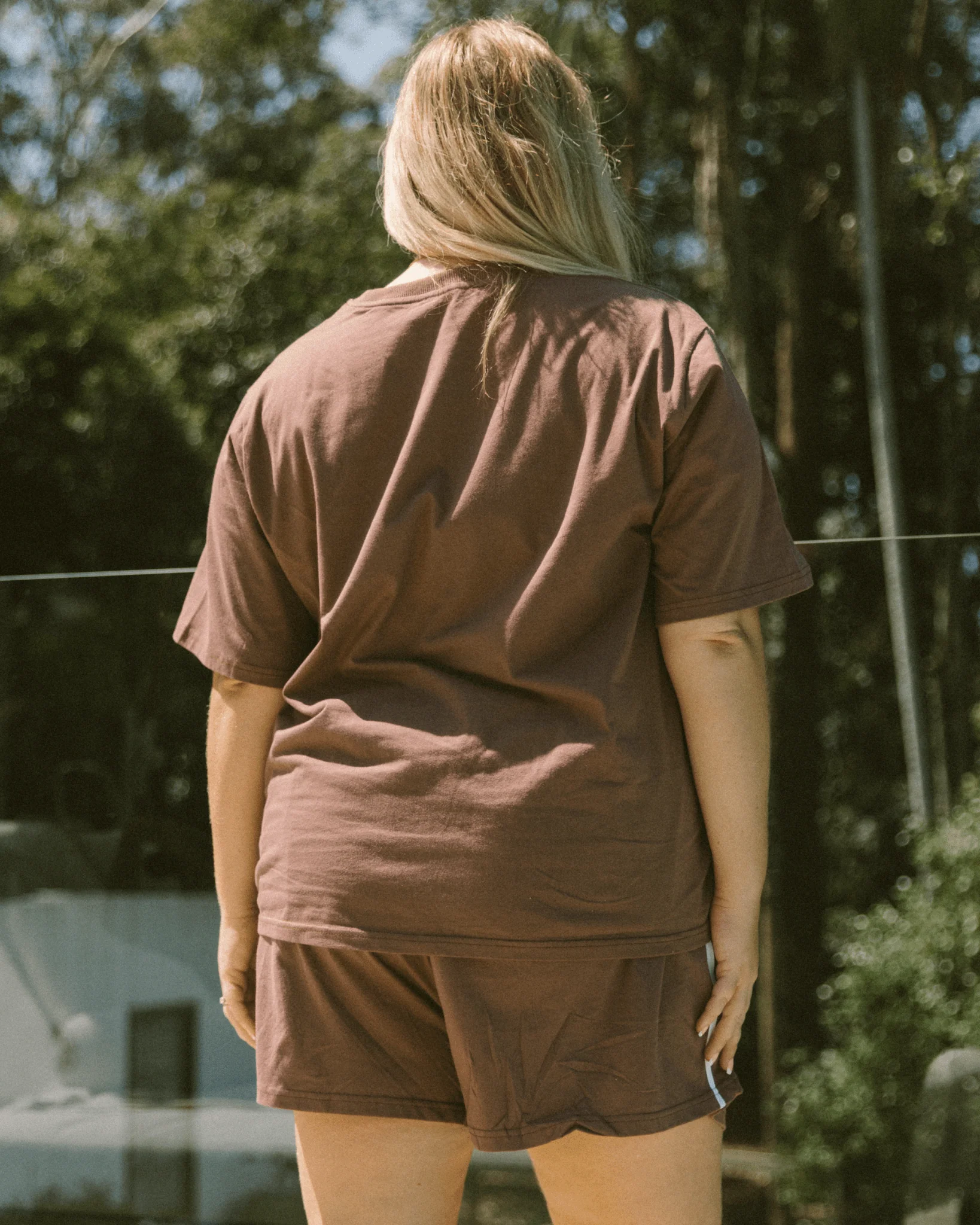 Essential Shorts | Brown/White - Image 6