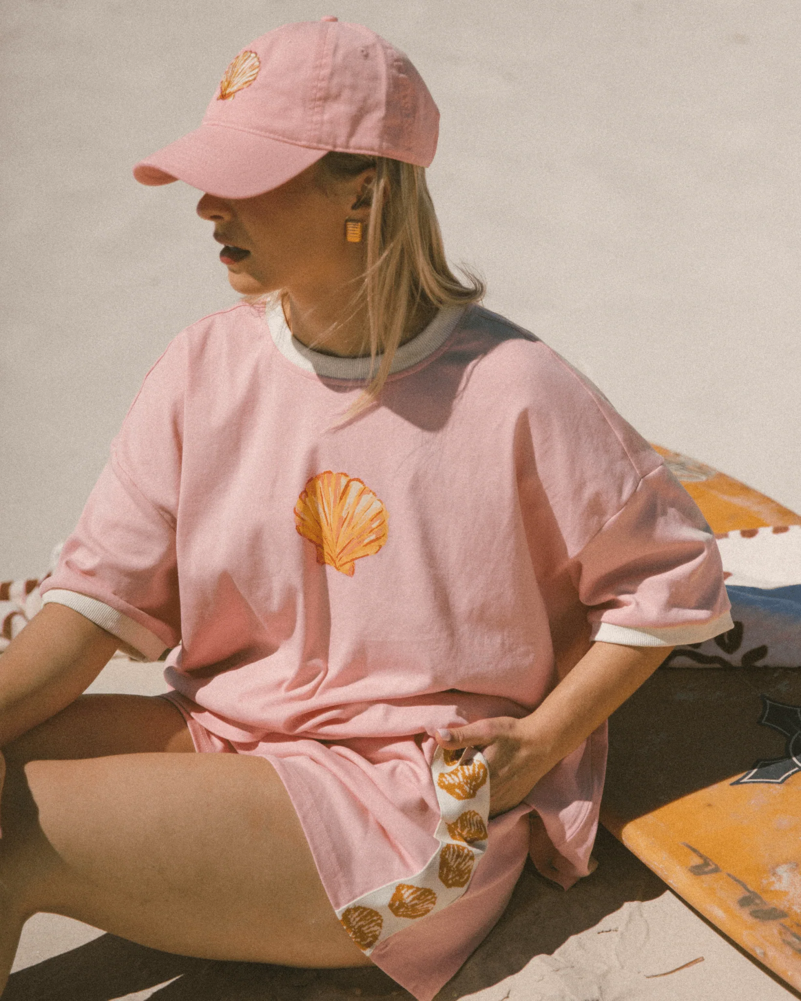 FINAL SALE | Essential Shorts | Pink Shells - Image 6