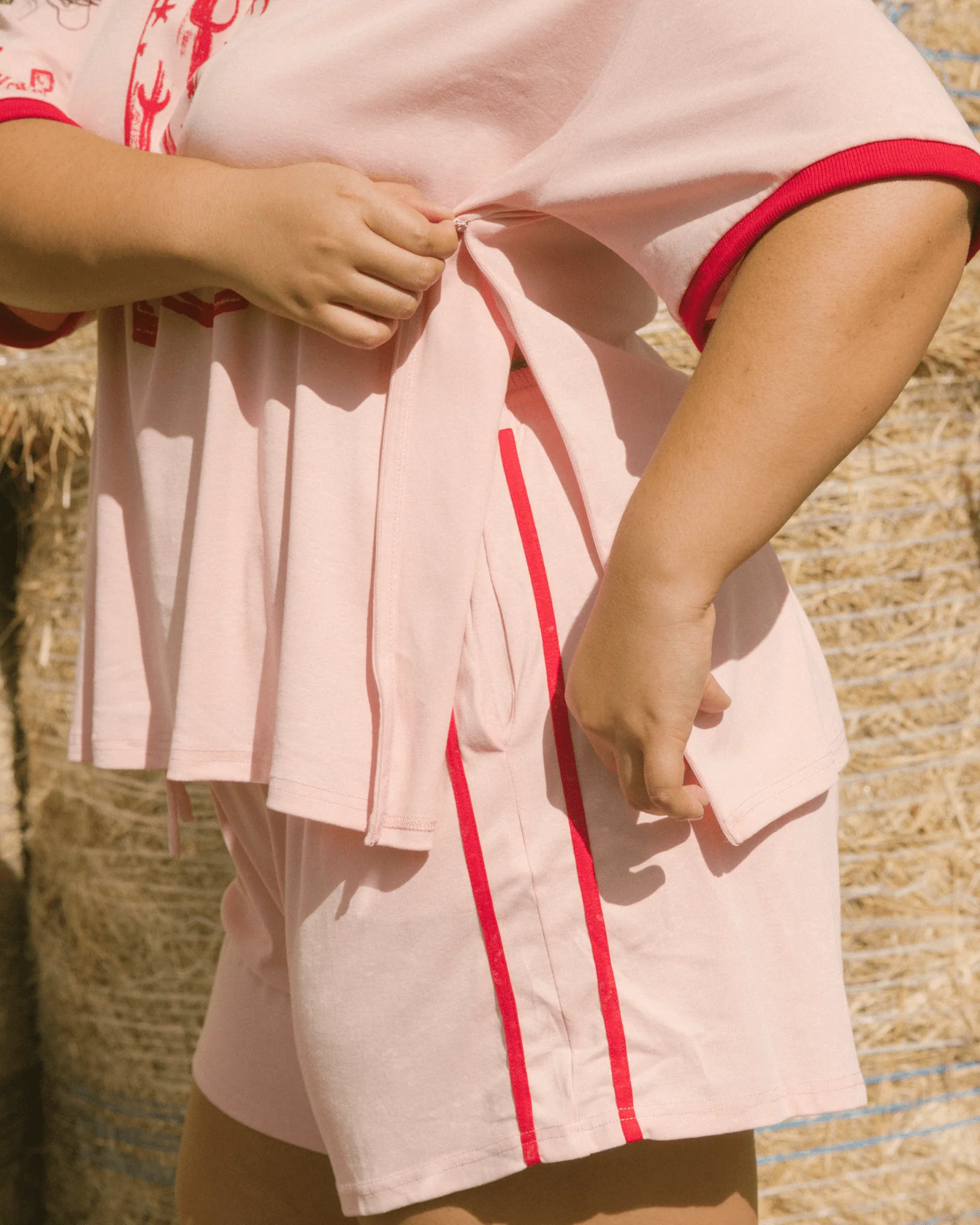 FINAL SALE | Essential Shorts | Pink Wildhearts - Image 3
