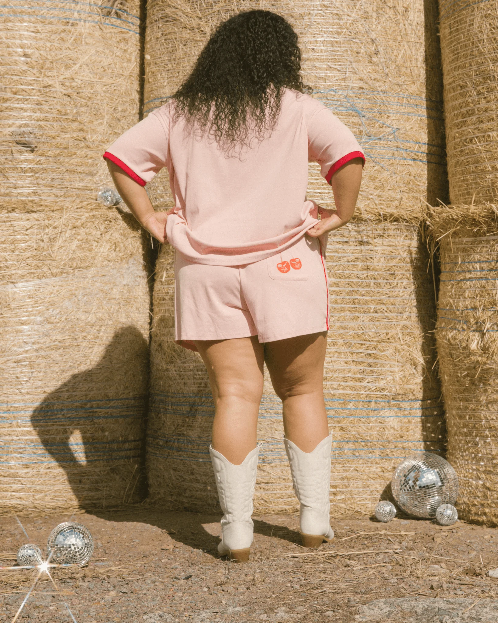 FINAL SALE | Essential Shorts | Pink Wildhearts - Image 4