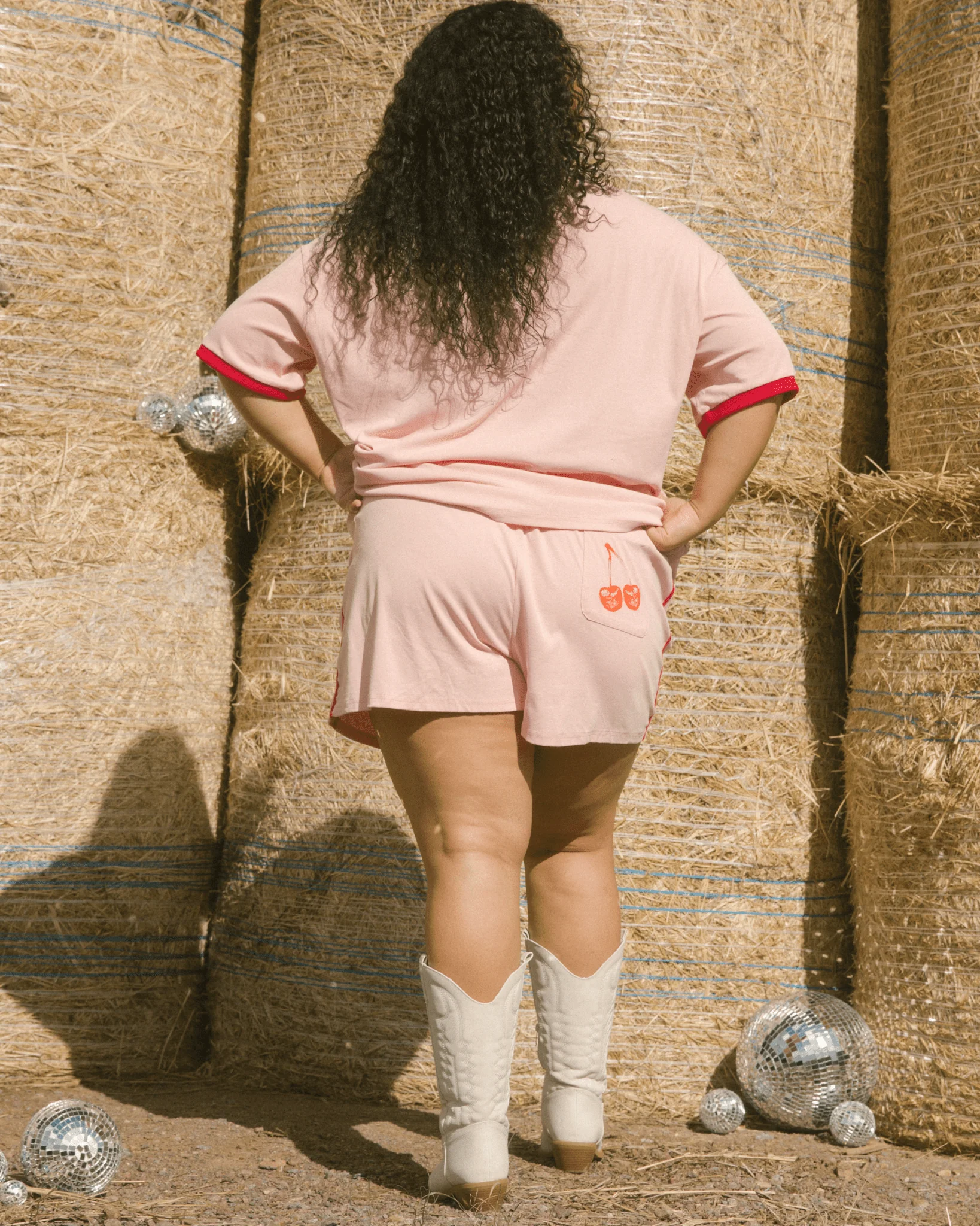 FINAL SALE | Essential Shorts | Pink Wildhearts - Image 5