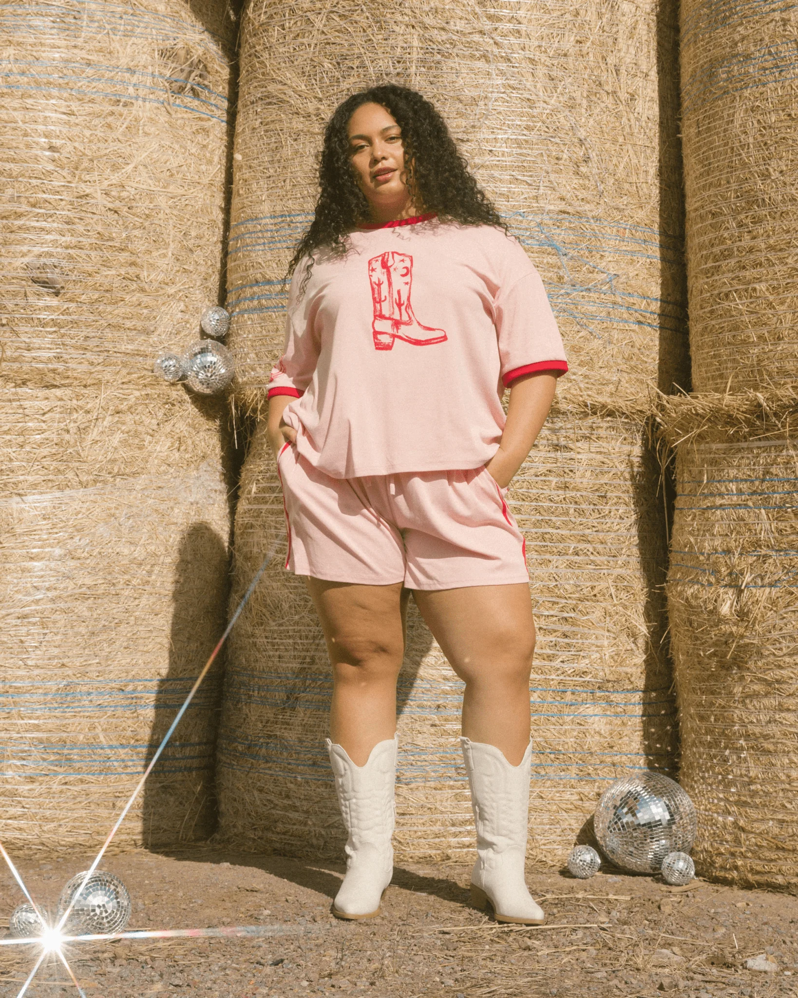 FINAL SALE | Essential Shorts | Pink Wildhearts - Image 6