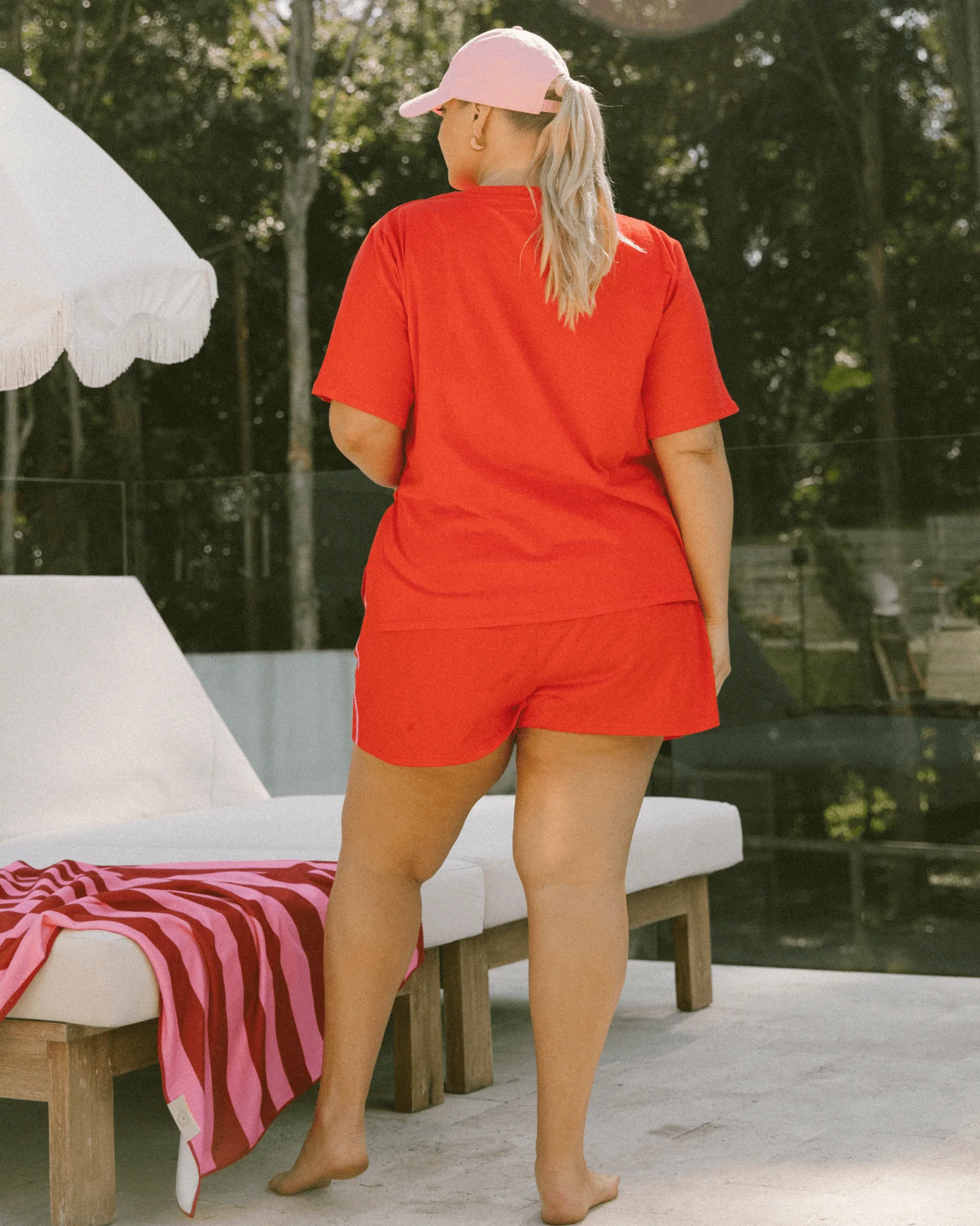 Essential Shorts | Red & Pink - Image 6