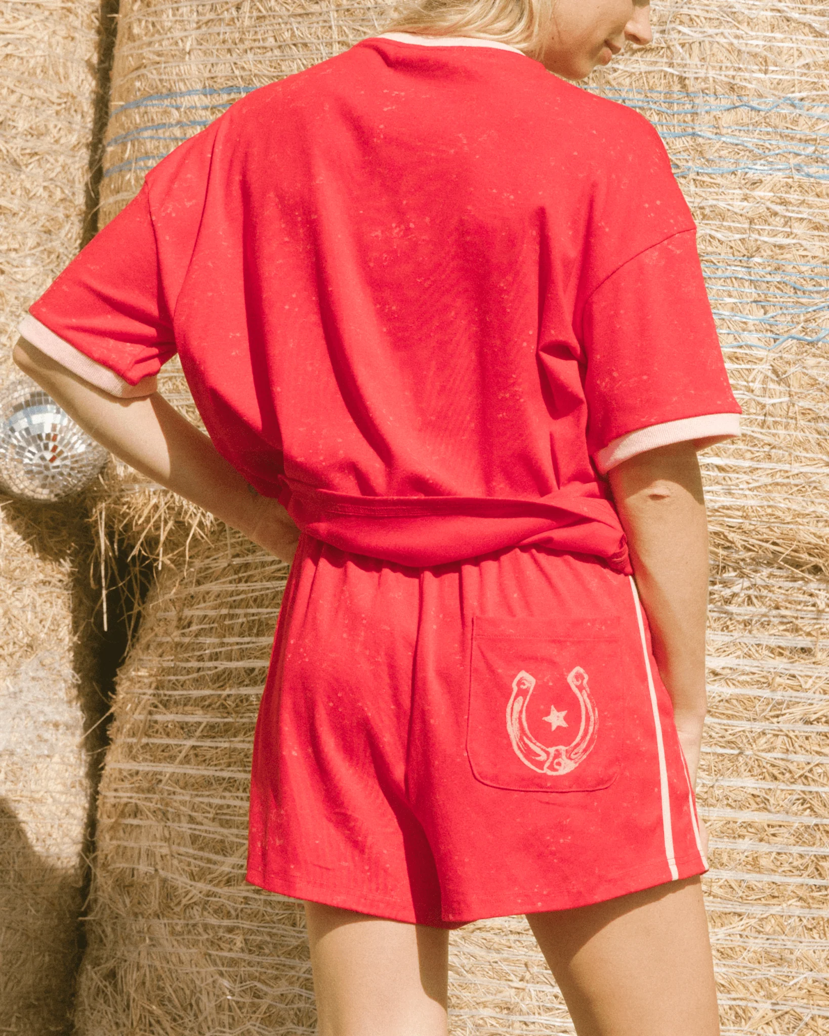 FINAL SALE | Essential Shorts | Red Wild hearts