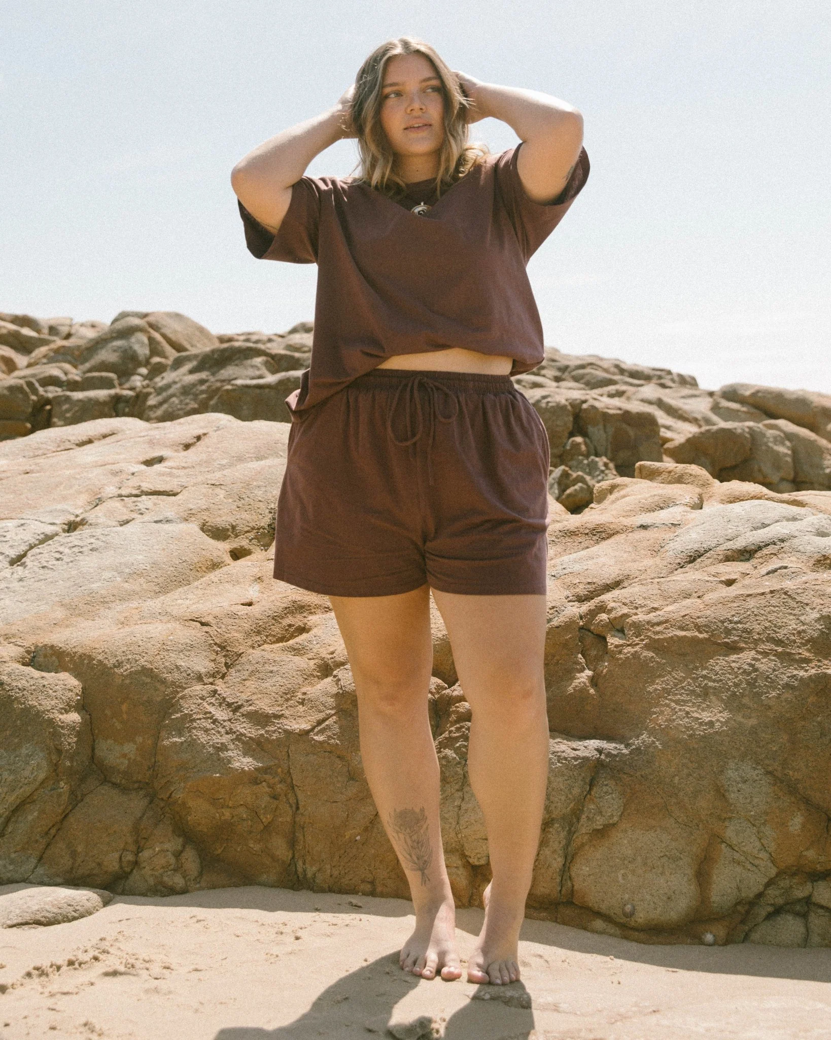 FINAL SALE | Essential Shorts | Wine - Image 7