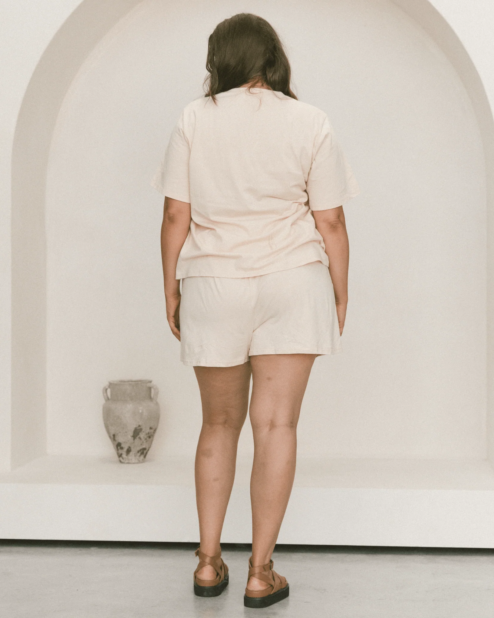 Essentials Tee | Beige - Image 10