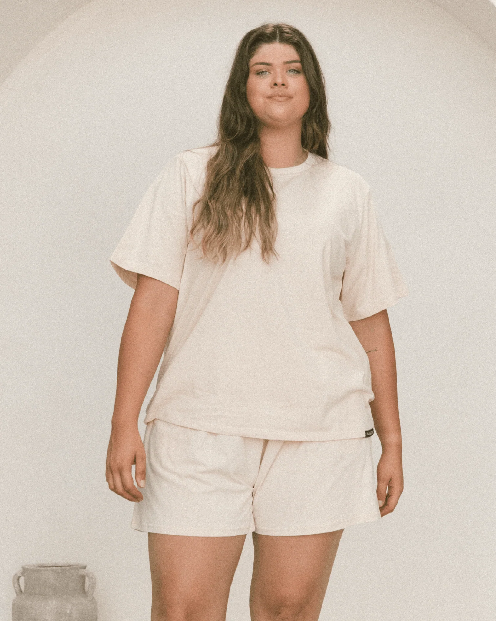 Essentials Tee | Beige - Image 3