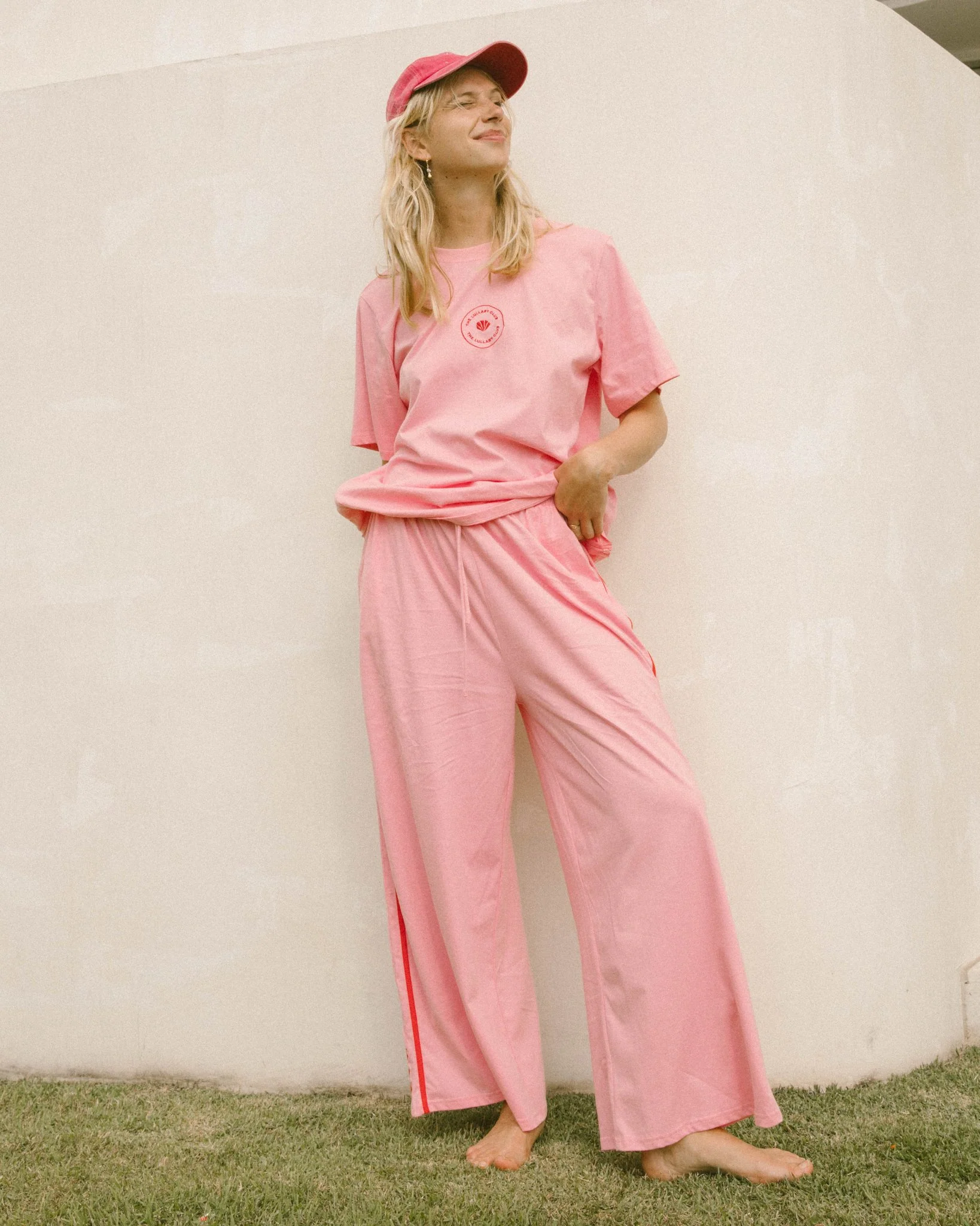 Essentials Tee | Pink & Red - Image 3