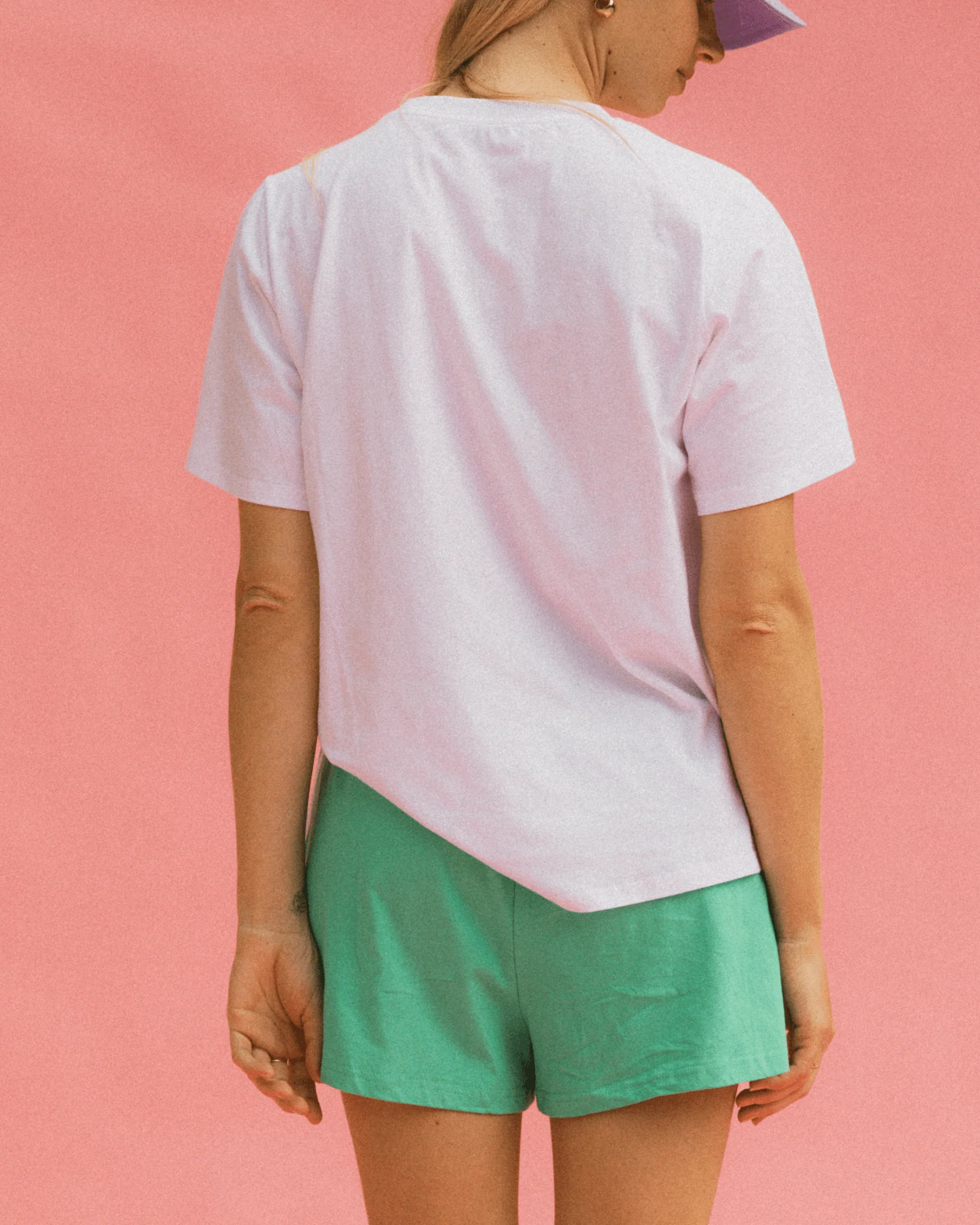 Essentials Tee | White & Green - Image 4