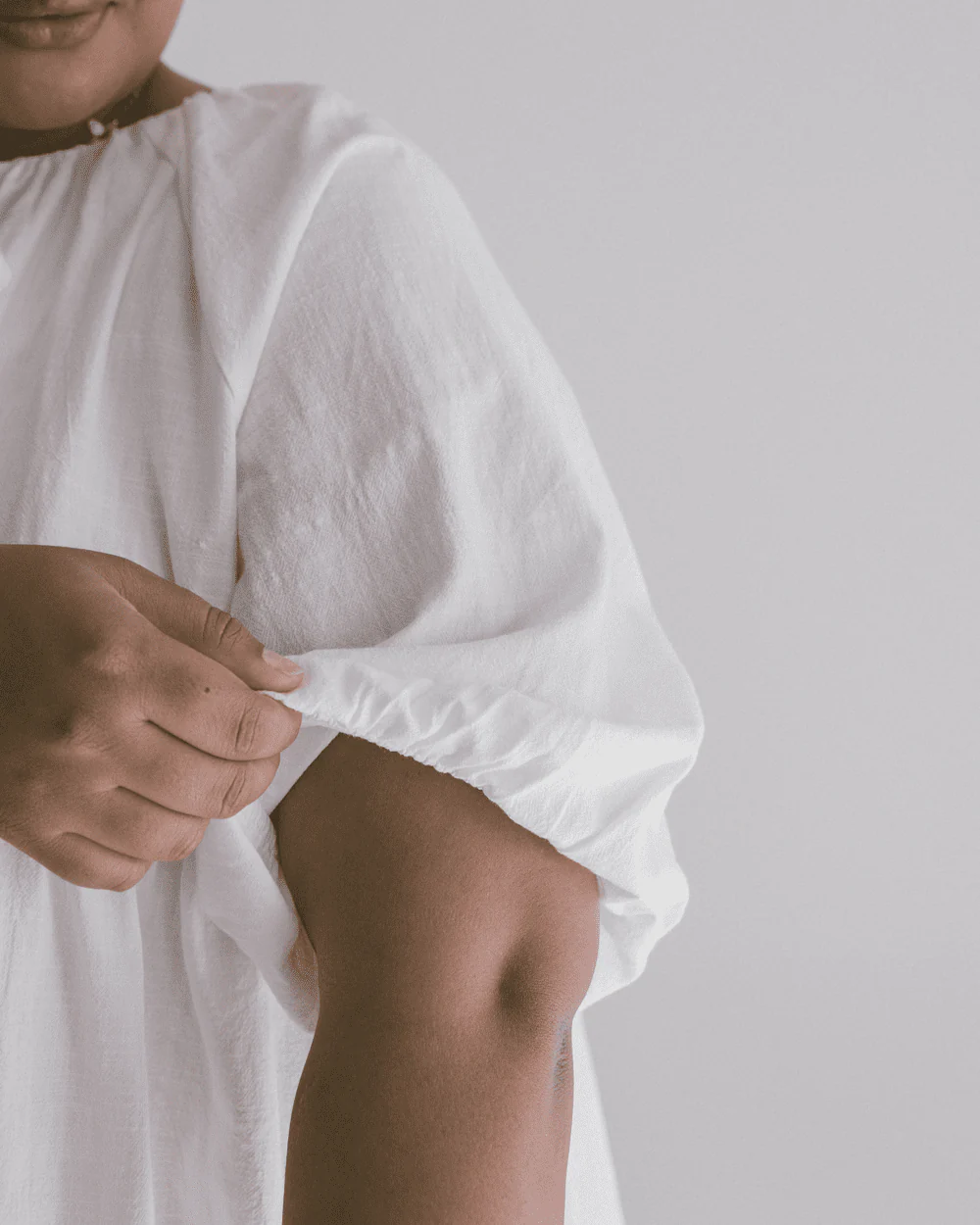 Florence Mini Dress | White - Image 11