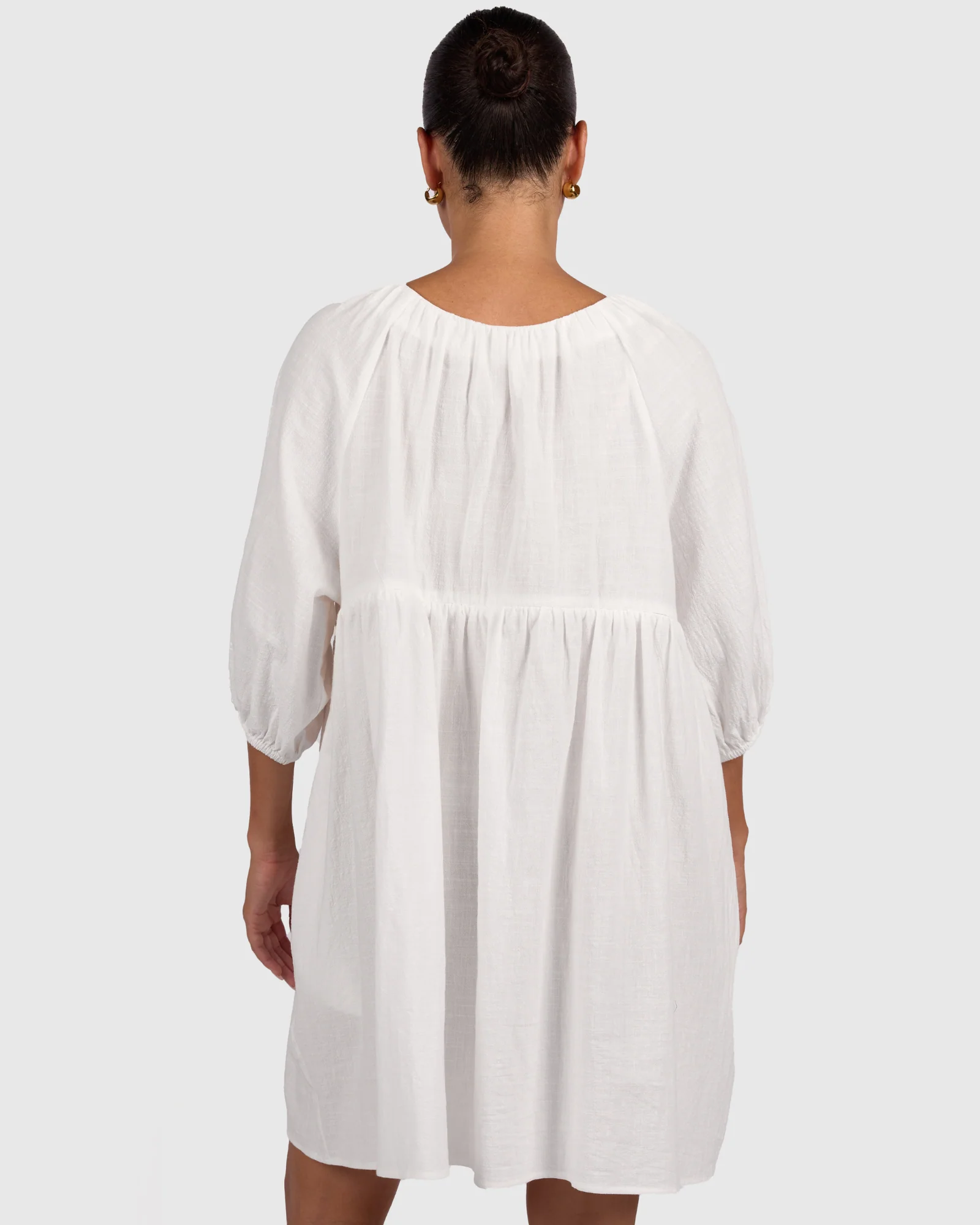 Florence Mini Dress | White - Image 3