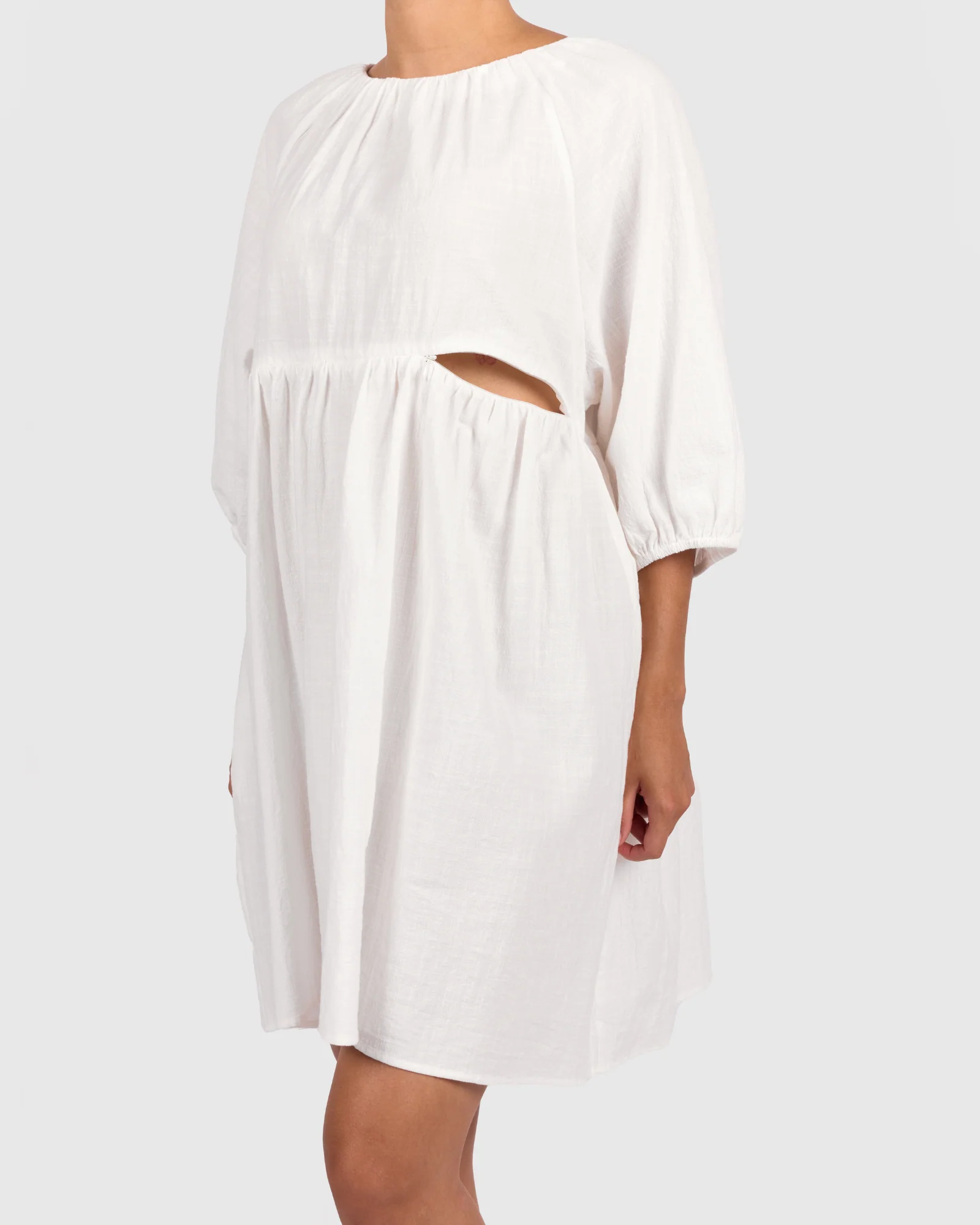 Florence Mini Dress | White - Image 4